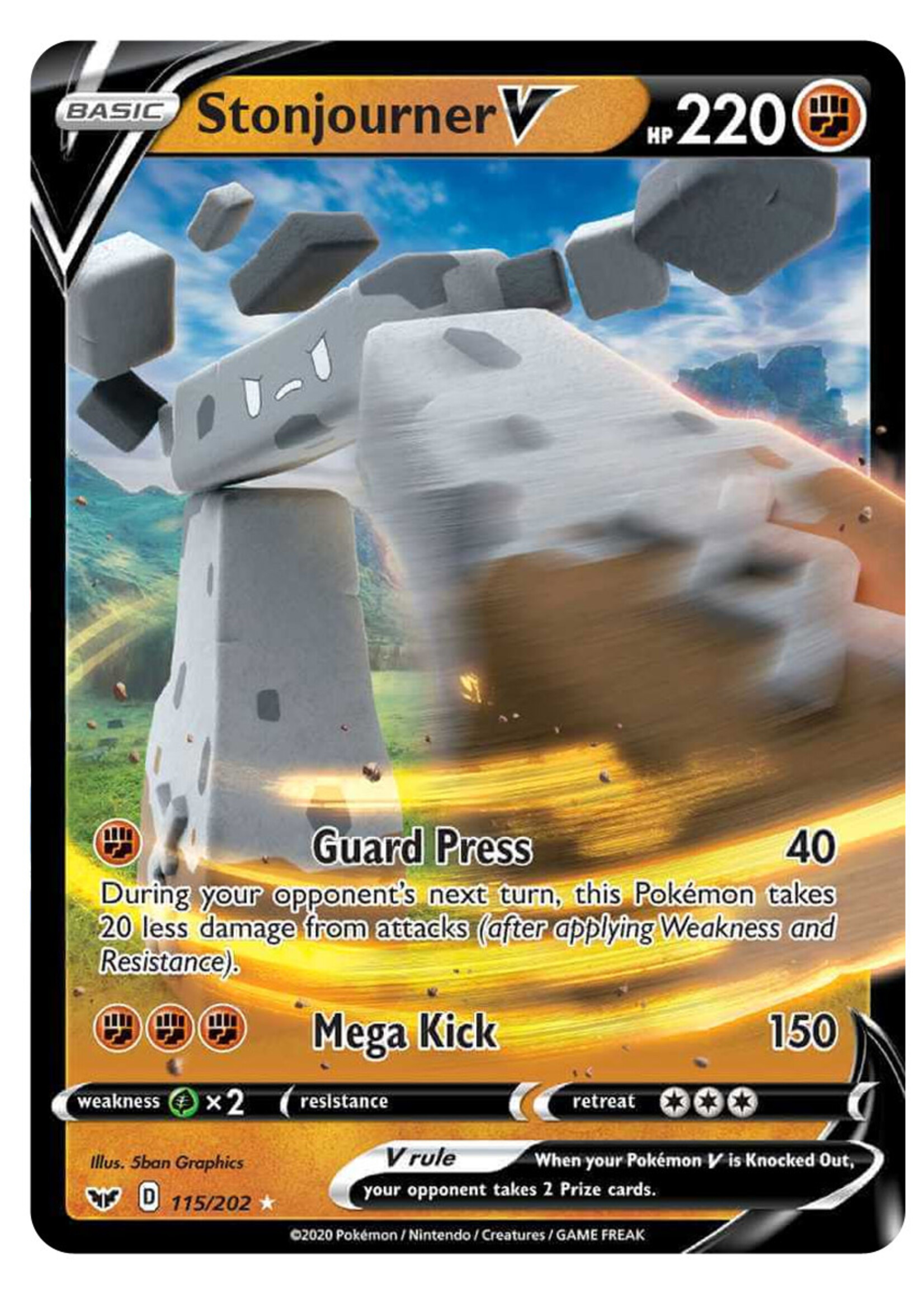 Stonjourner V 115 (SSH): light played