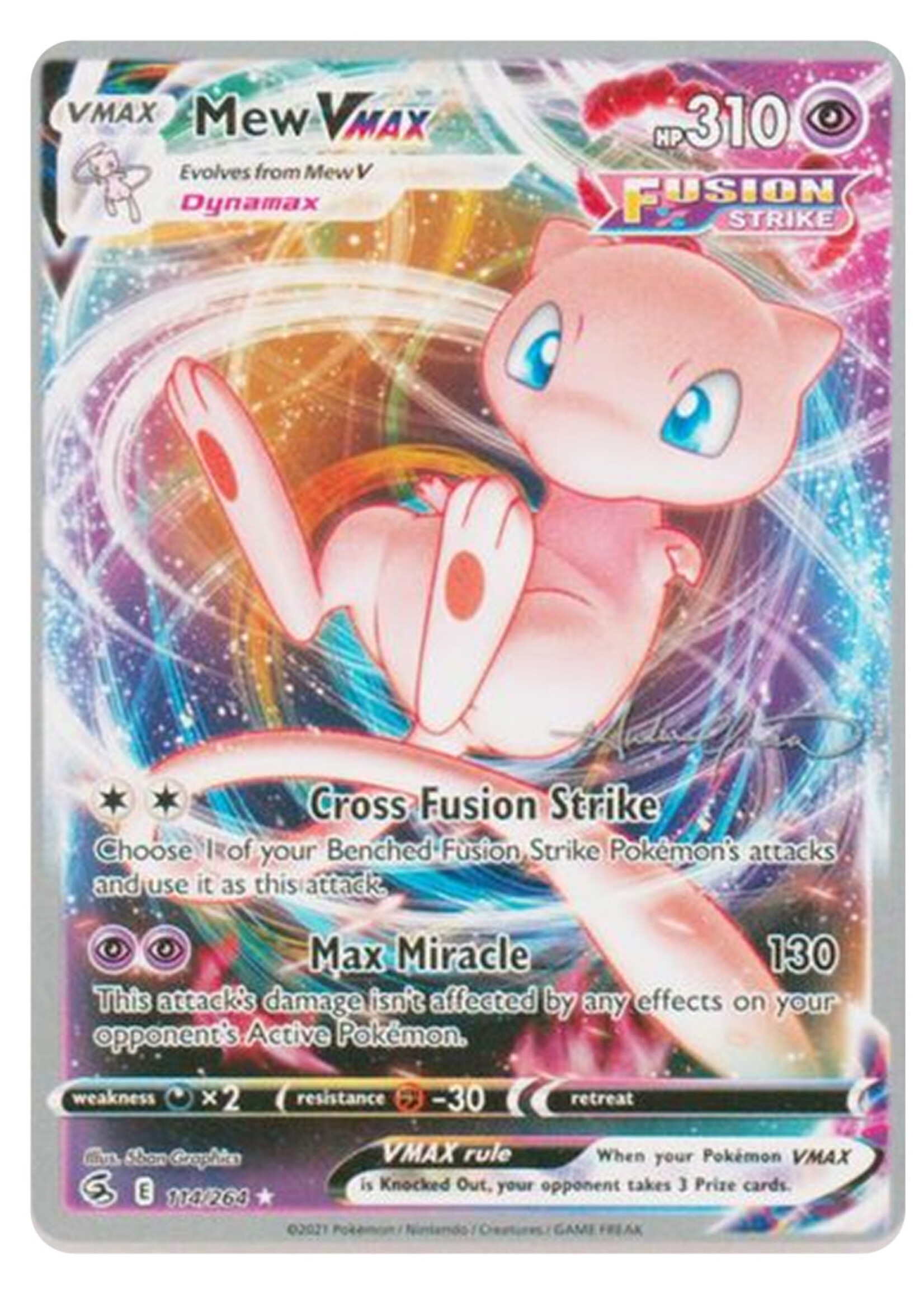 Mew Vmax 114 (FST) WCS 2023: excellent