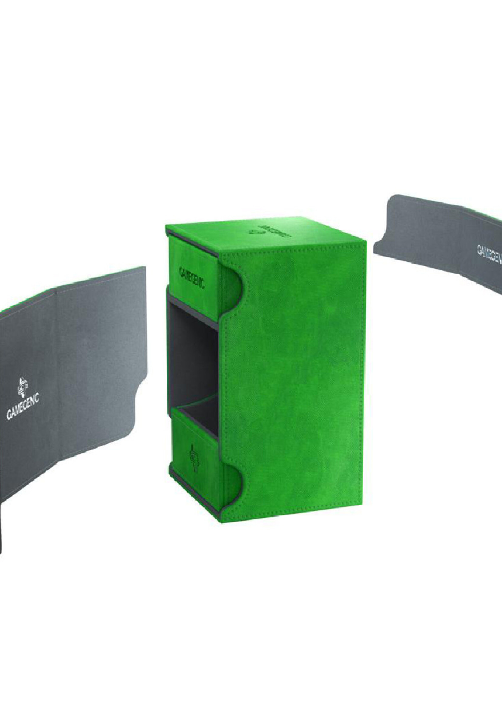 GameGenic Deckbox Watchtower 100+ Green