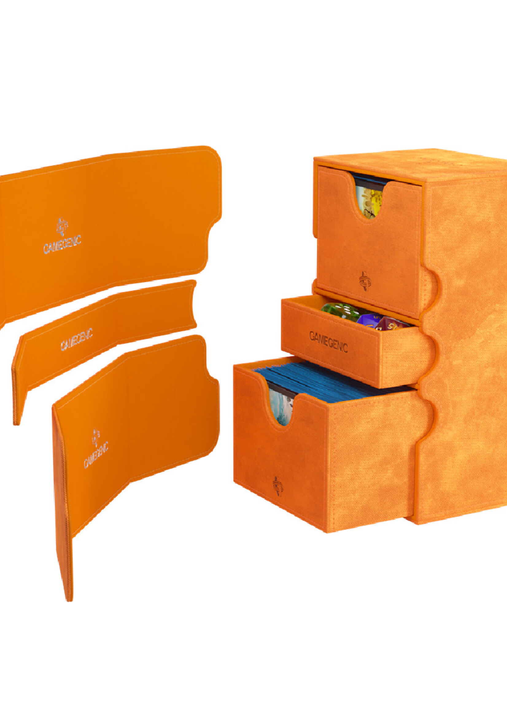 GameGenic Deckbox Stronghold 200+ Orange