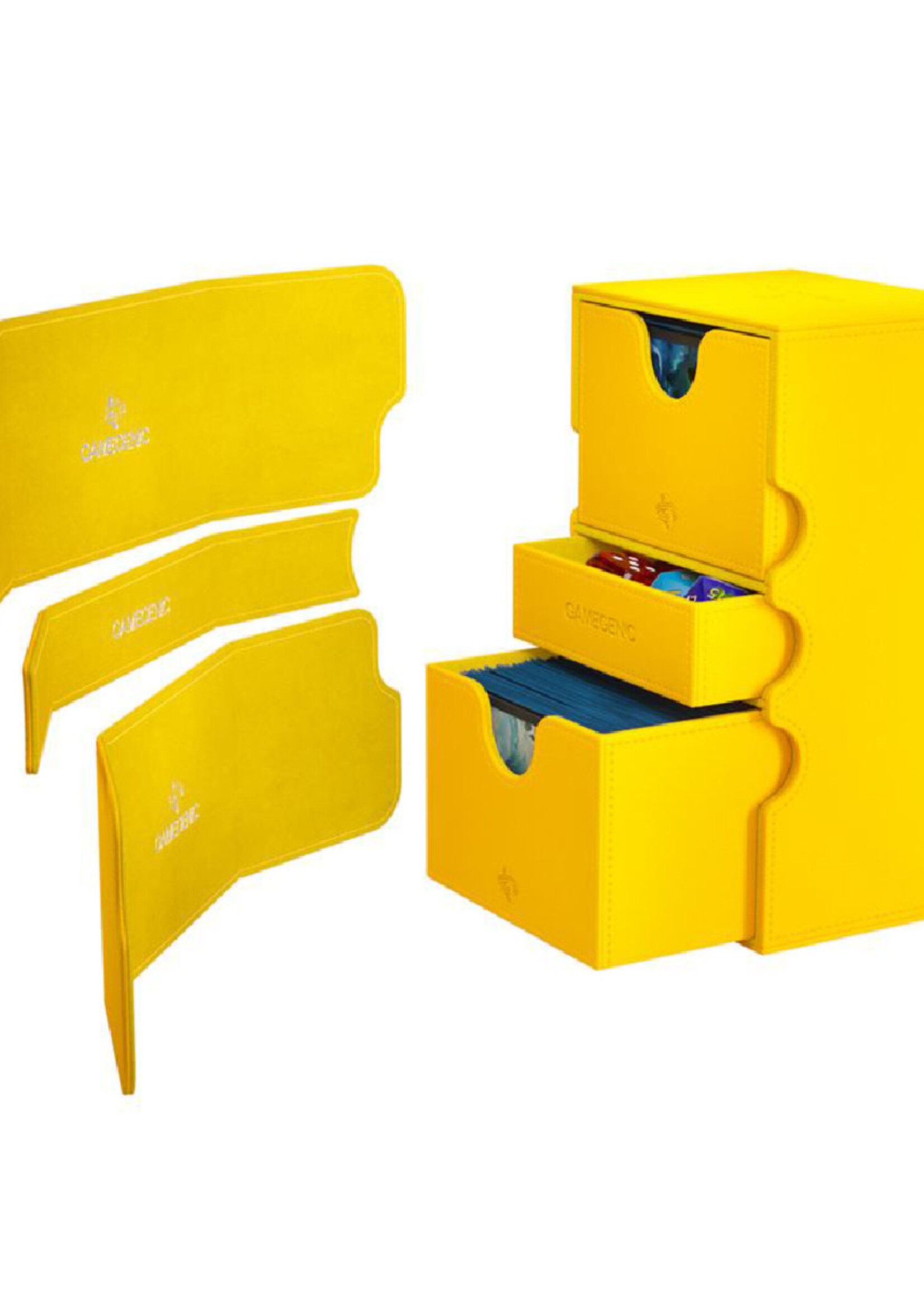 GameGenic Deckbox Stronghold 200+ Yellow