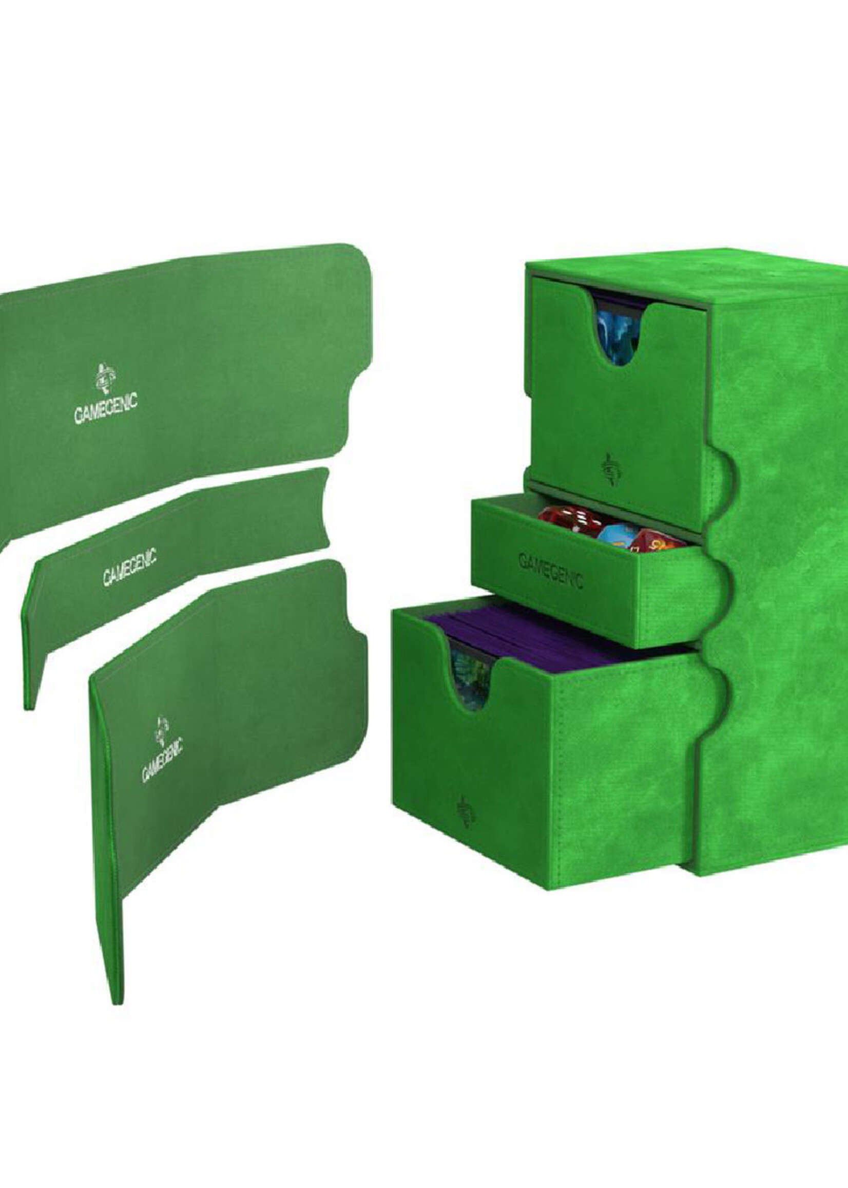 GameGenic Deckbox Stronghold 200+ Green