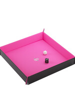 Magnetic Dice Tray Square Black Pink