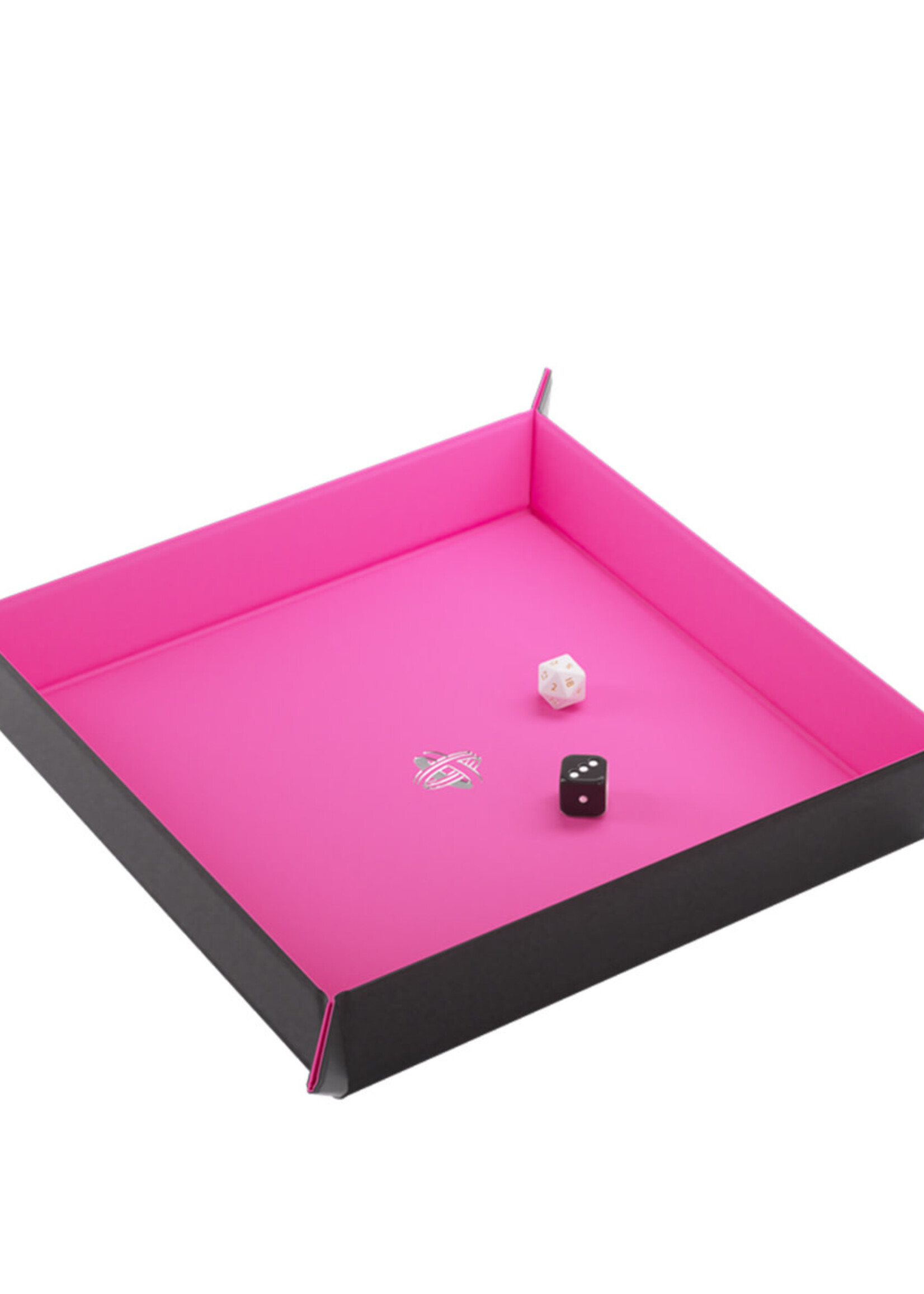 Magnetic Dice Tray Square Black Pink
