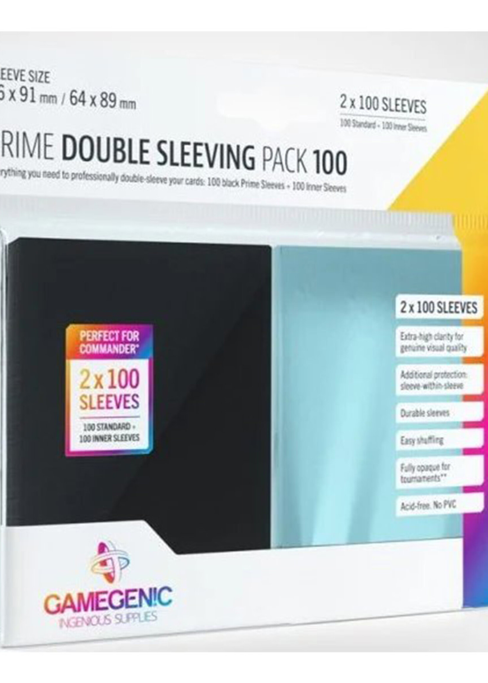 Sleeves Prime Double Sleeving Pack (100)