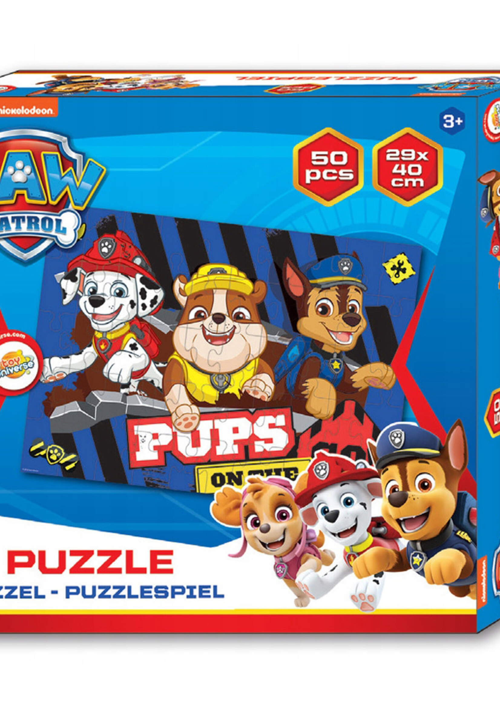 Puzzel Paw Patrol 50pcs Pups