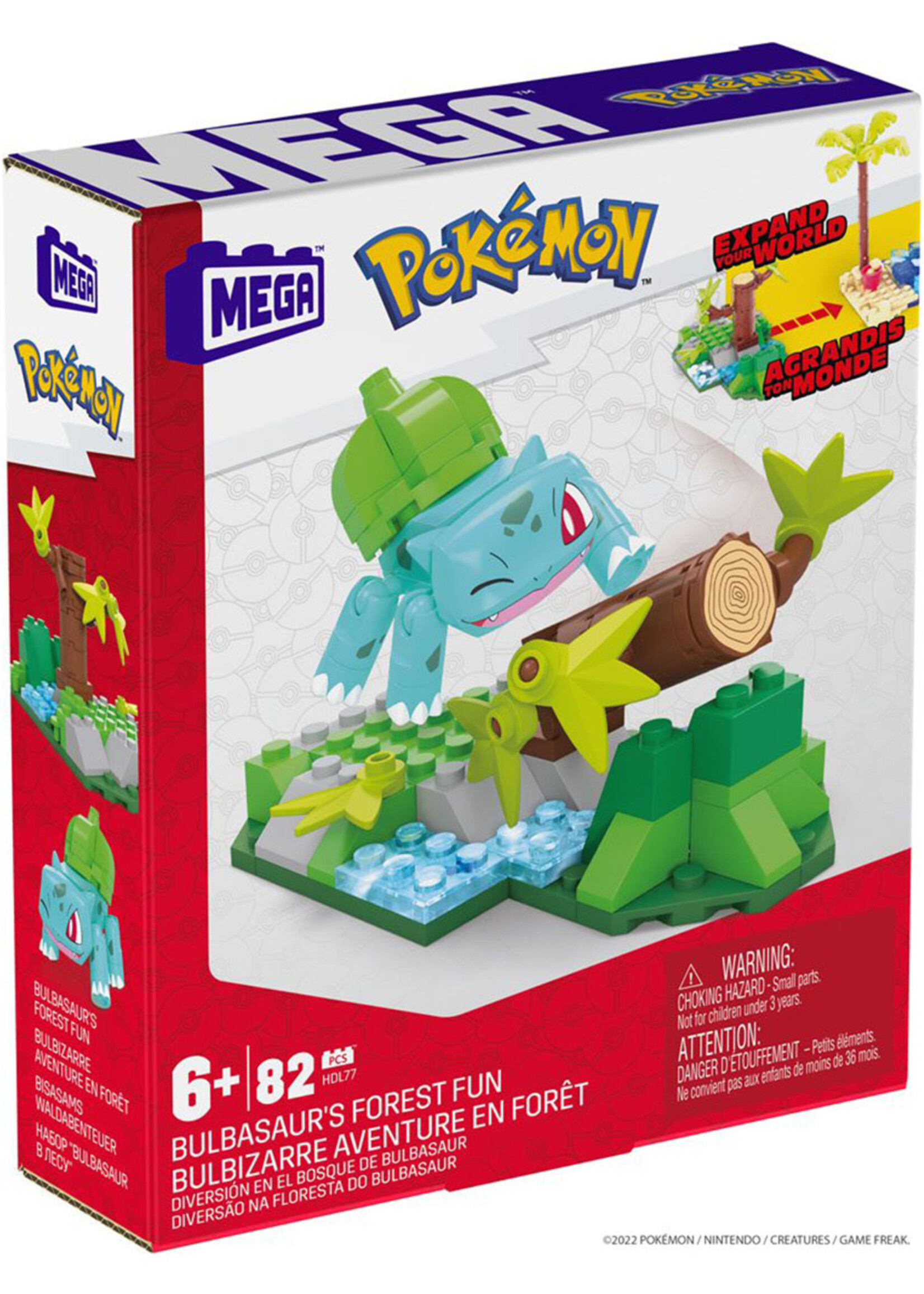 Pokemon Bulbasaur's Forest Fun  Building Game Mega Construx