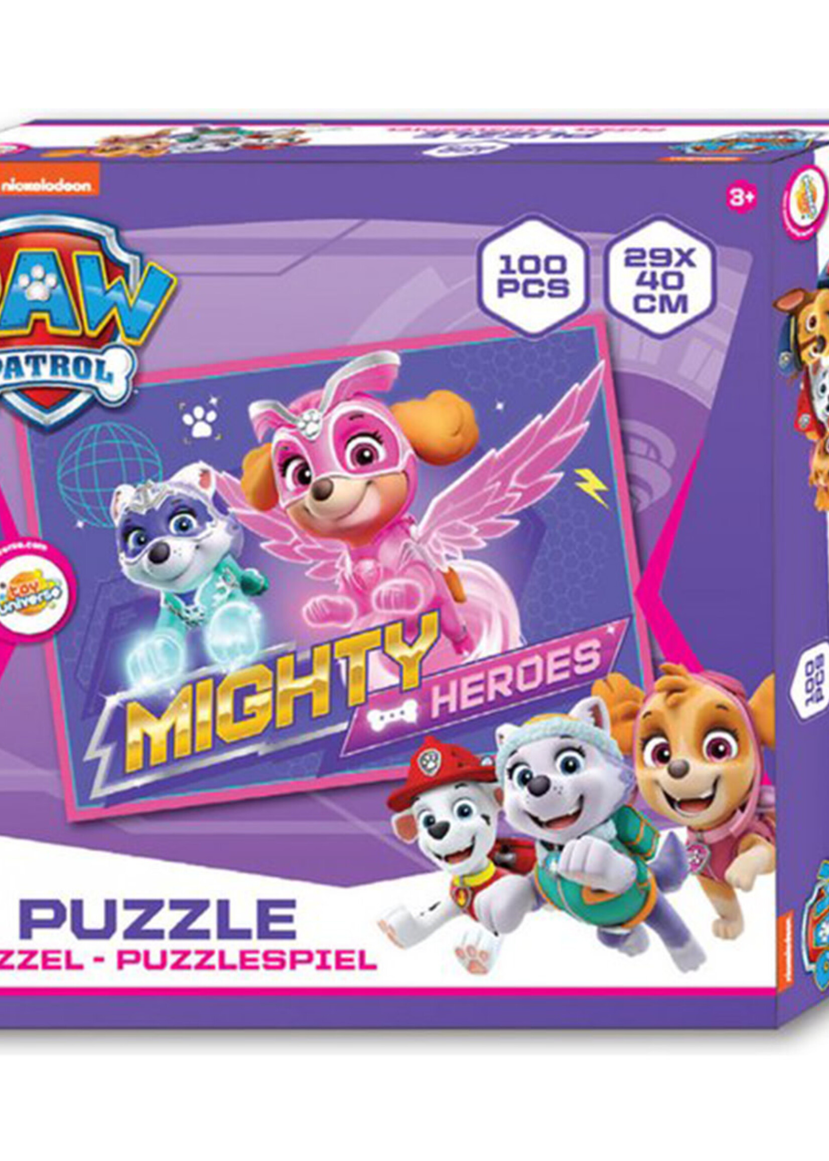 Puzzel Paw Patrol 100 Mighty Heroes