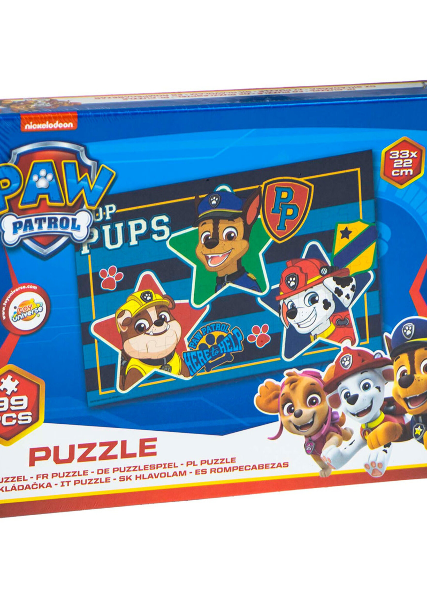 Paw Patrol Here To Help Puzzle  99Pcs 33x22cm