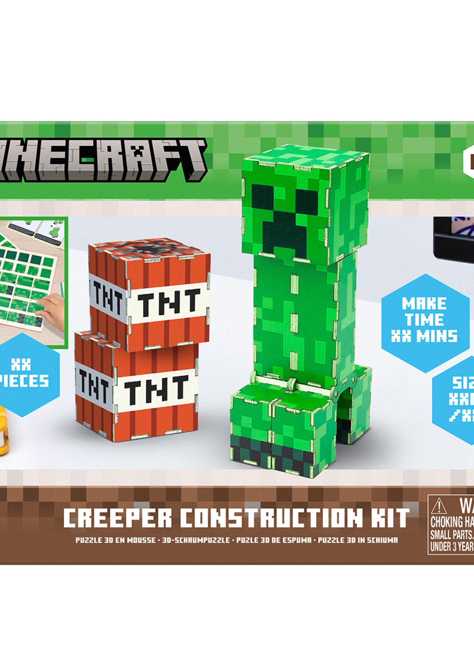 Minecraft Creeper & TNT Construction Kit