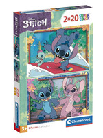 Lilo & Stitch Stitch & Angel  2 Puzzle Set 20P