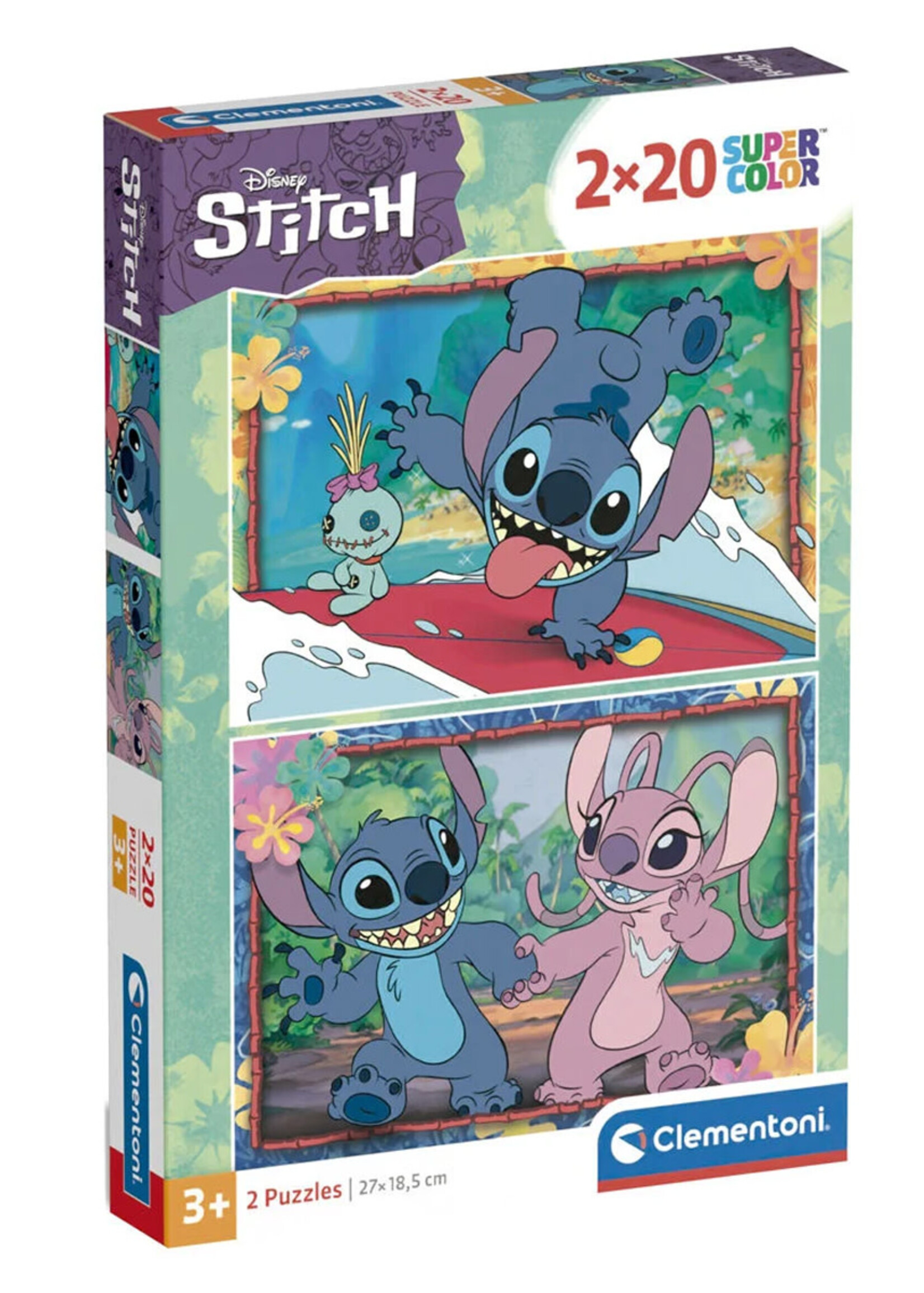 Lilo & Stitch Stitch & Angel  2 Puzzle Set 20P