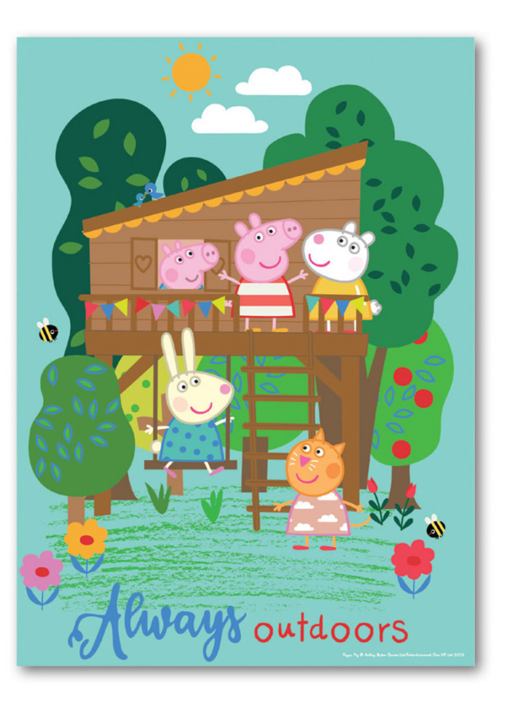 Peppa Pig puzzel 50pcs Tree House