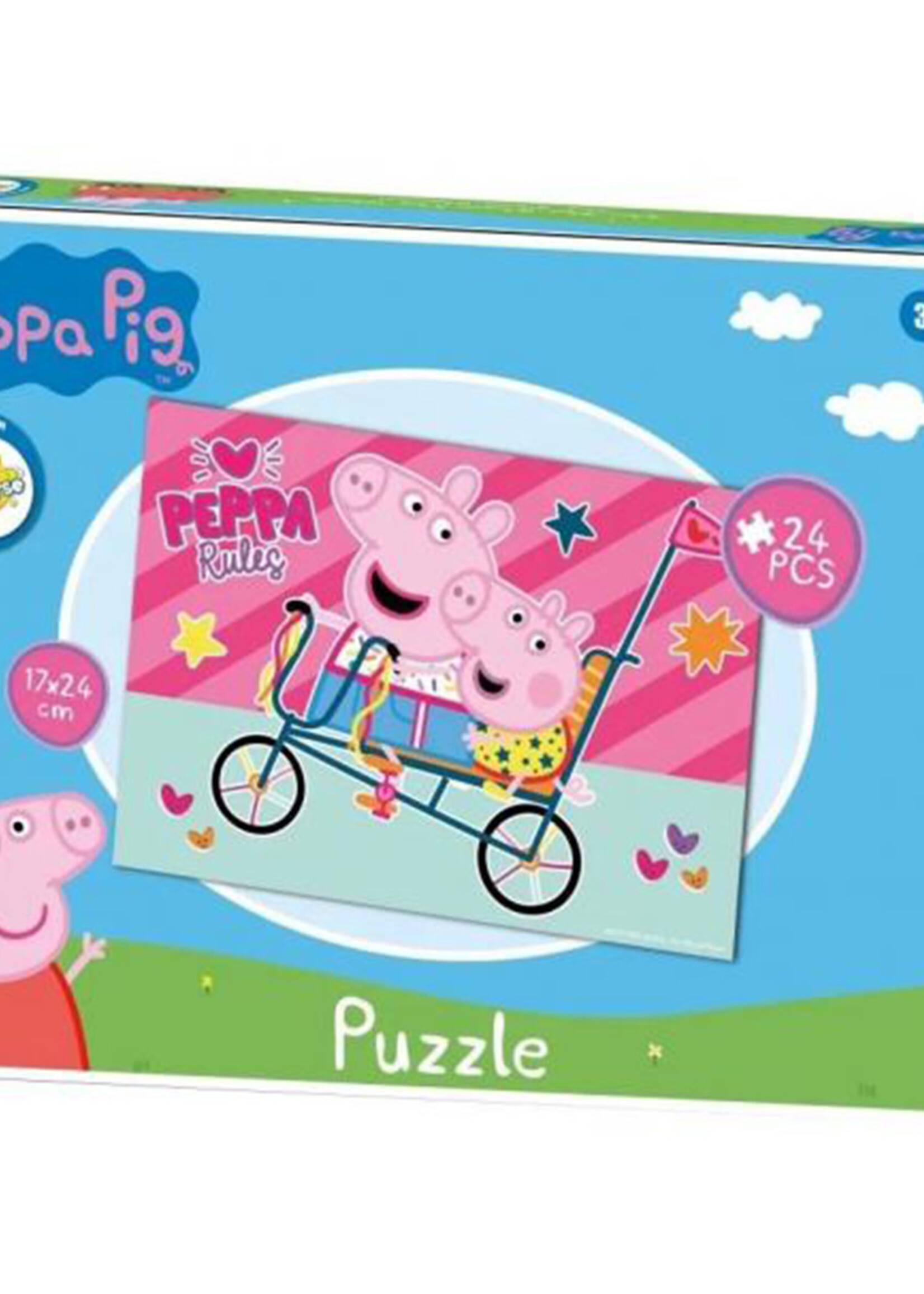 Peppa Pig Puzzle Peppa Rules  24 Pcs 24X17cm