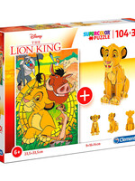 Disney The lion King  Puzzle 104P + 3D Puzzle Fig