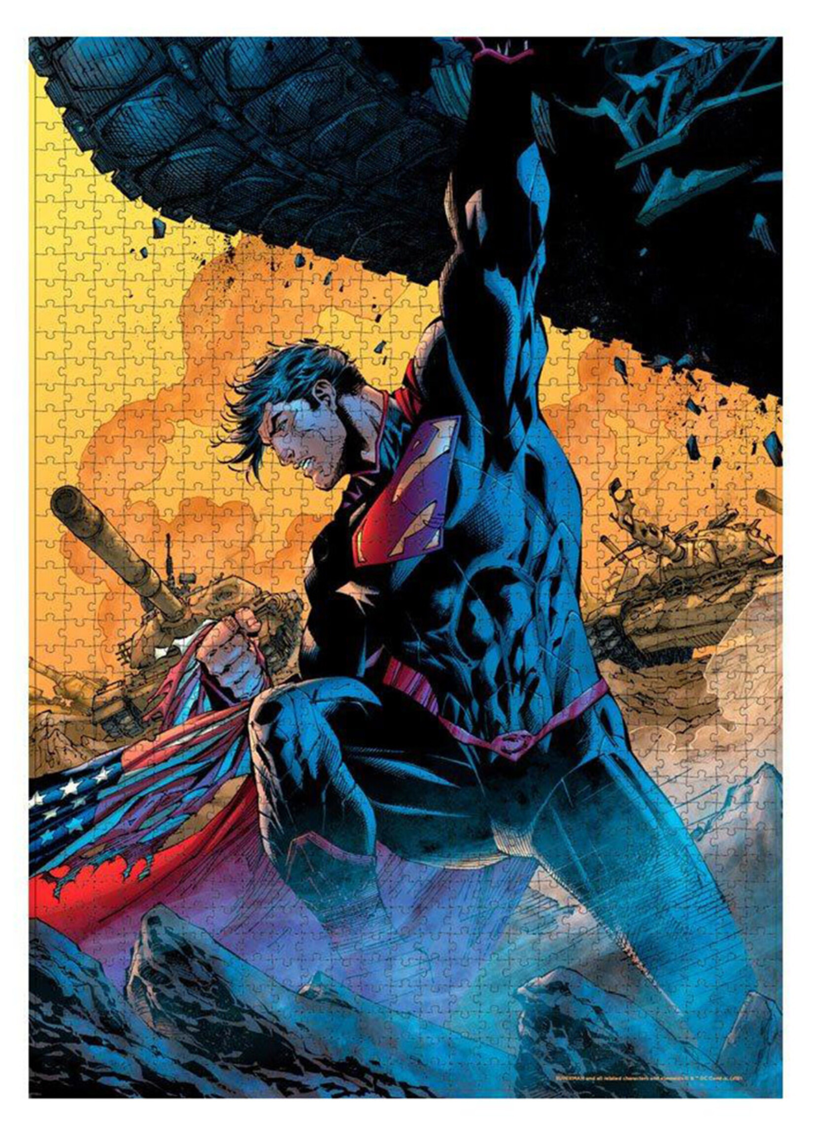 DC COMICS - SUPERMAN TANK PUZZLE 1000P