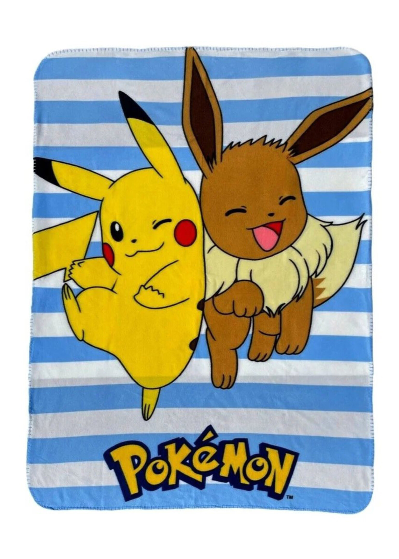 Pokémon Fleece Deken Pikachu &  Eevee