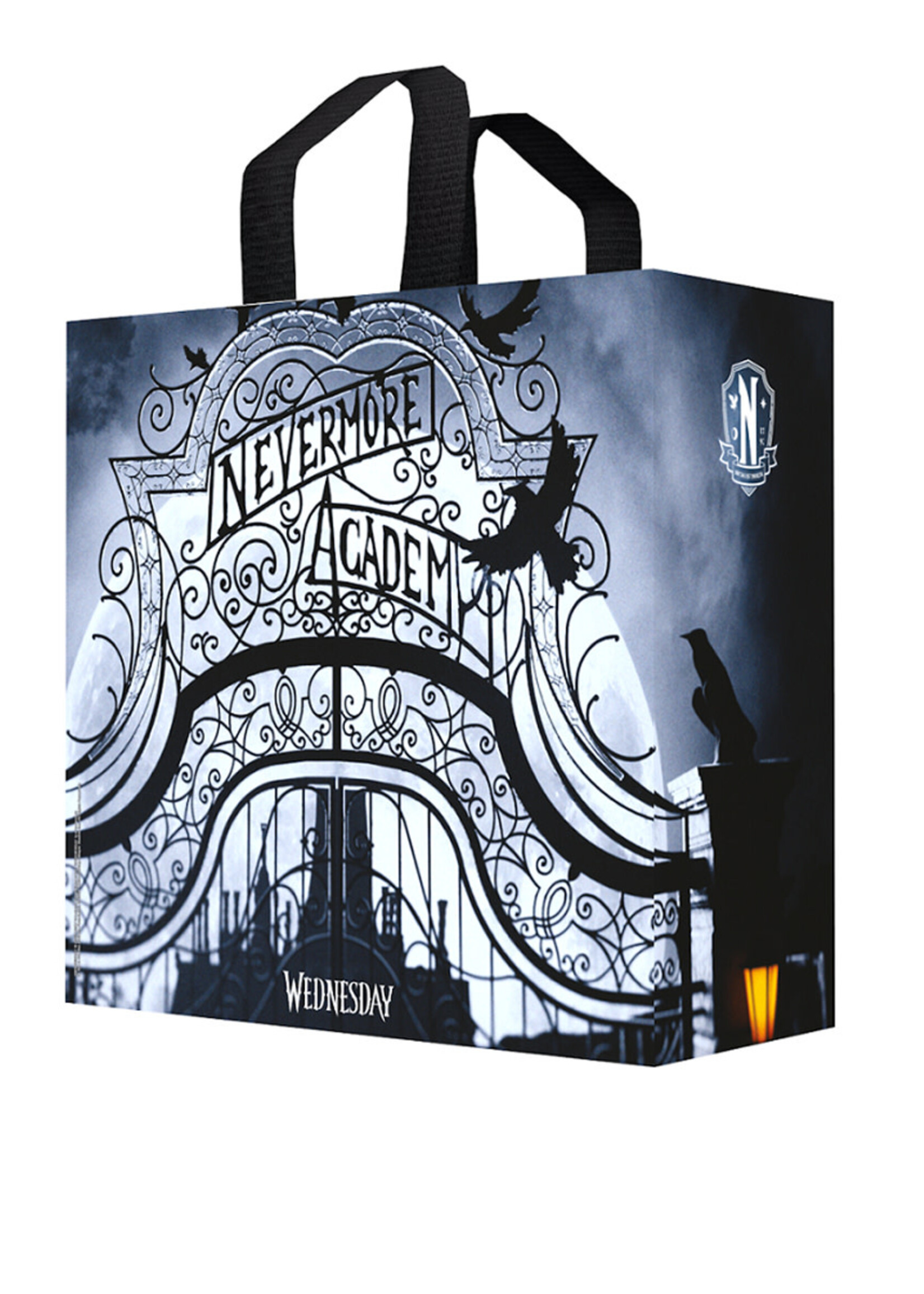 Wednesday Nevermore Shopping  Bag 45x20x40cm