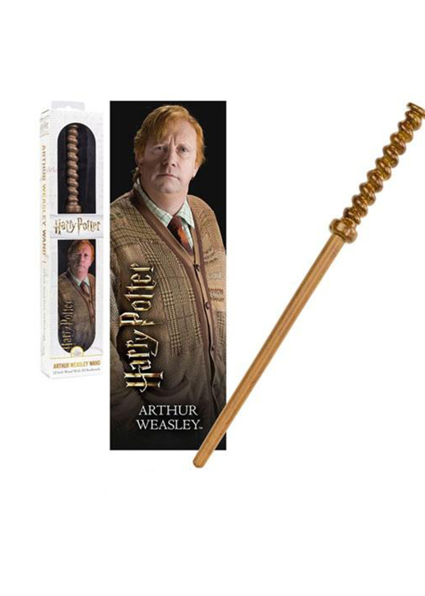 Harry Potter Arthur Weasley PVC Wand 30cm & 3D Bookmark