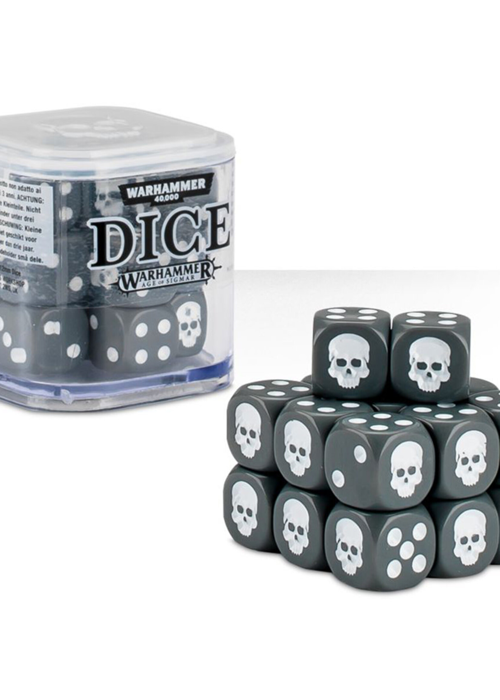 Dice Cube Grey