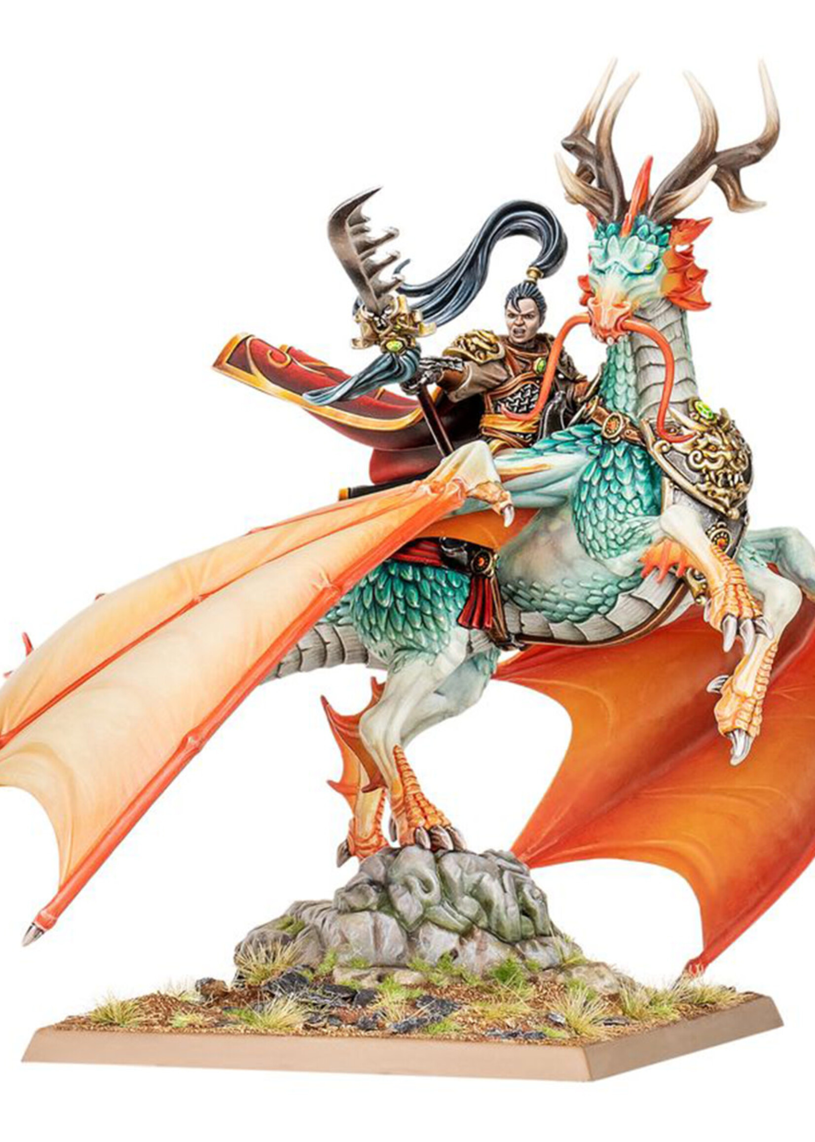 Shugengan Lord On Great Spirit Longma Warhammer TOW