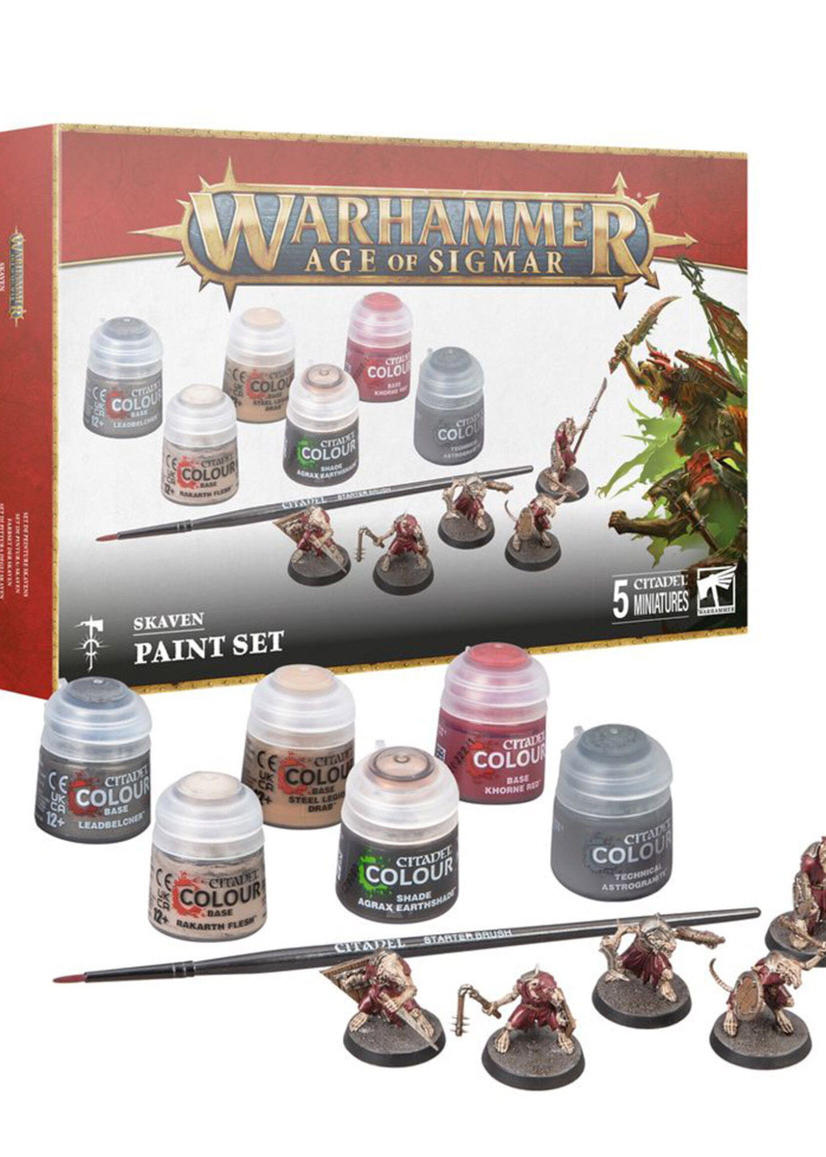 Skaven Paint Set AOS Warhammer