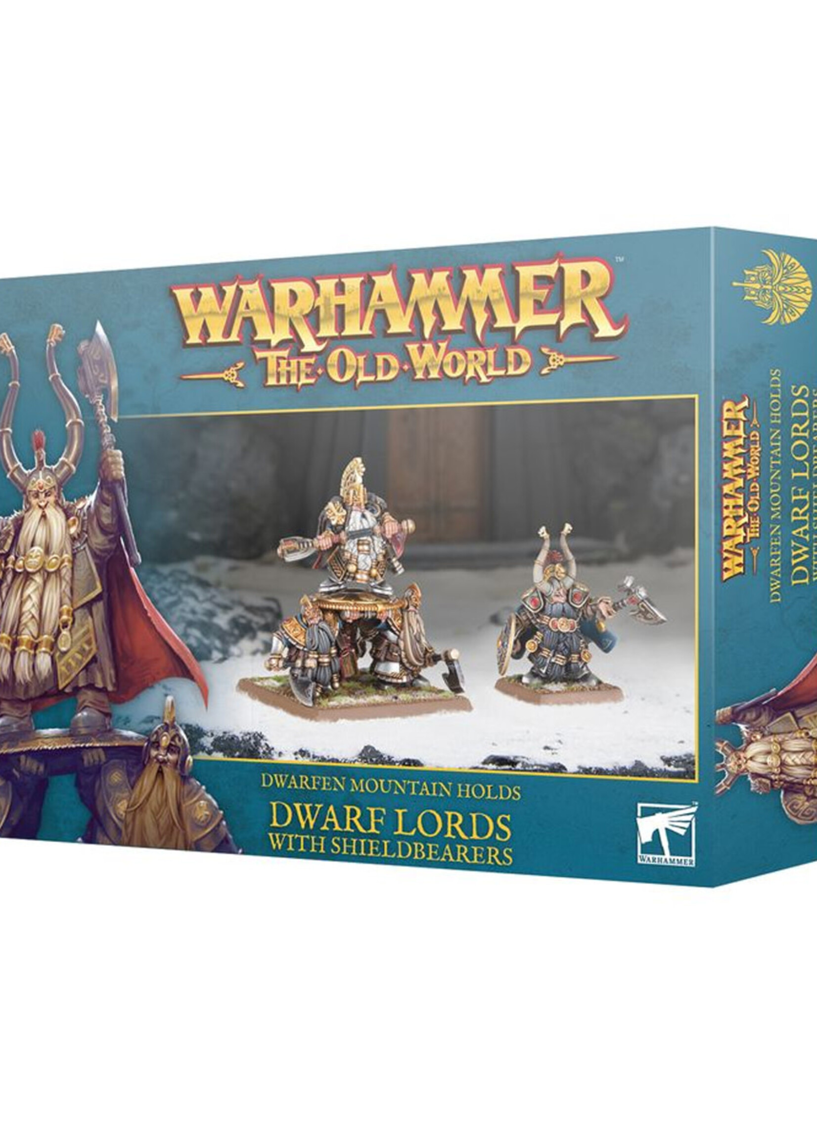 Dwarfen Mountain Holds Dwarf Lords with Shieldbearers To