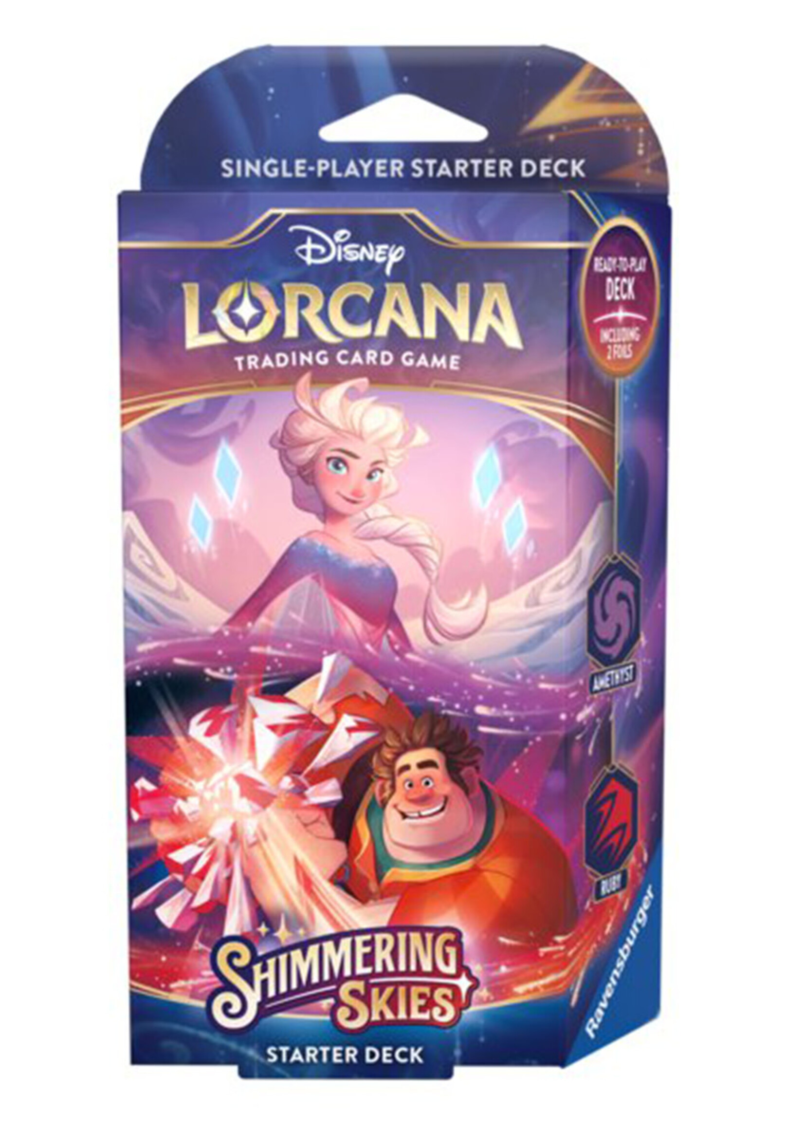 Disney Lorcana Shimmering Skies Deck Elsa & Ralph