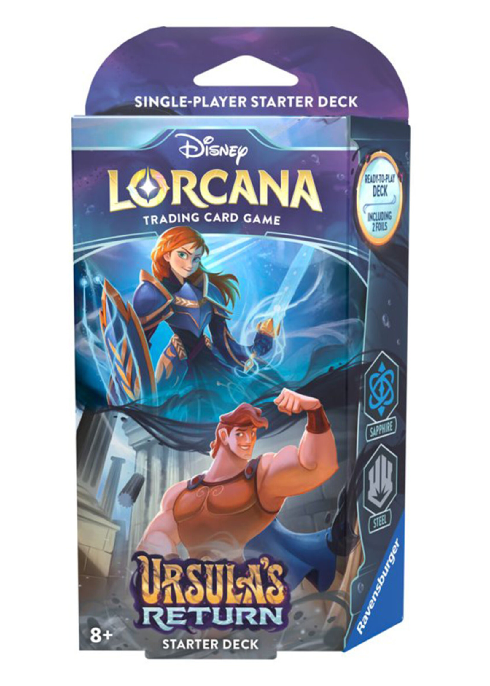 Lorcana TCG Ursula's Return Starter Deck Anna & Hercules