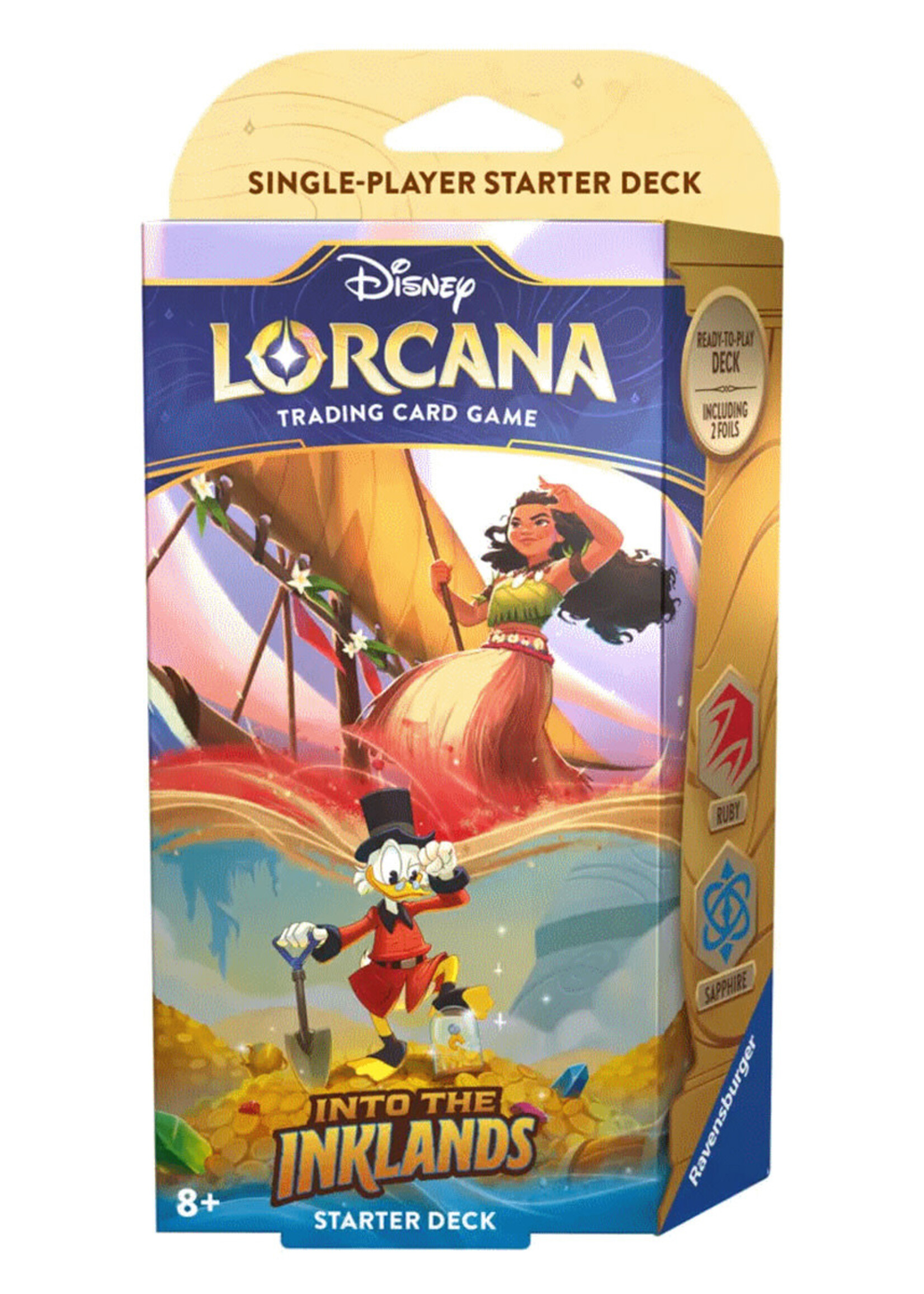Lorcana TCG Into The Inklands Starter Deck Scrooge McDuck