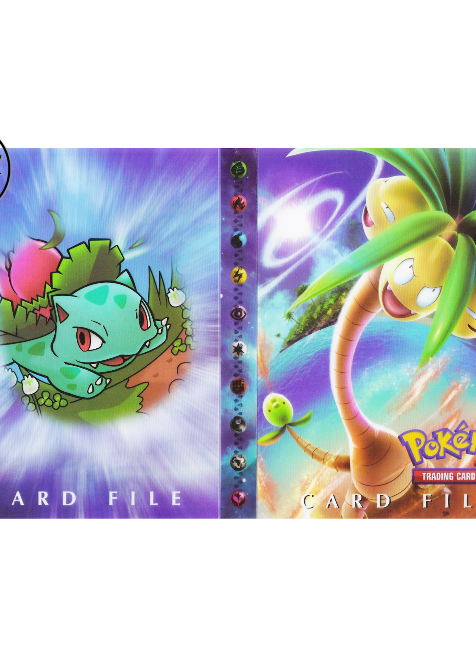 Pokemonmap voor 240 kaarten Ivysaur en Exeggutor