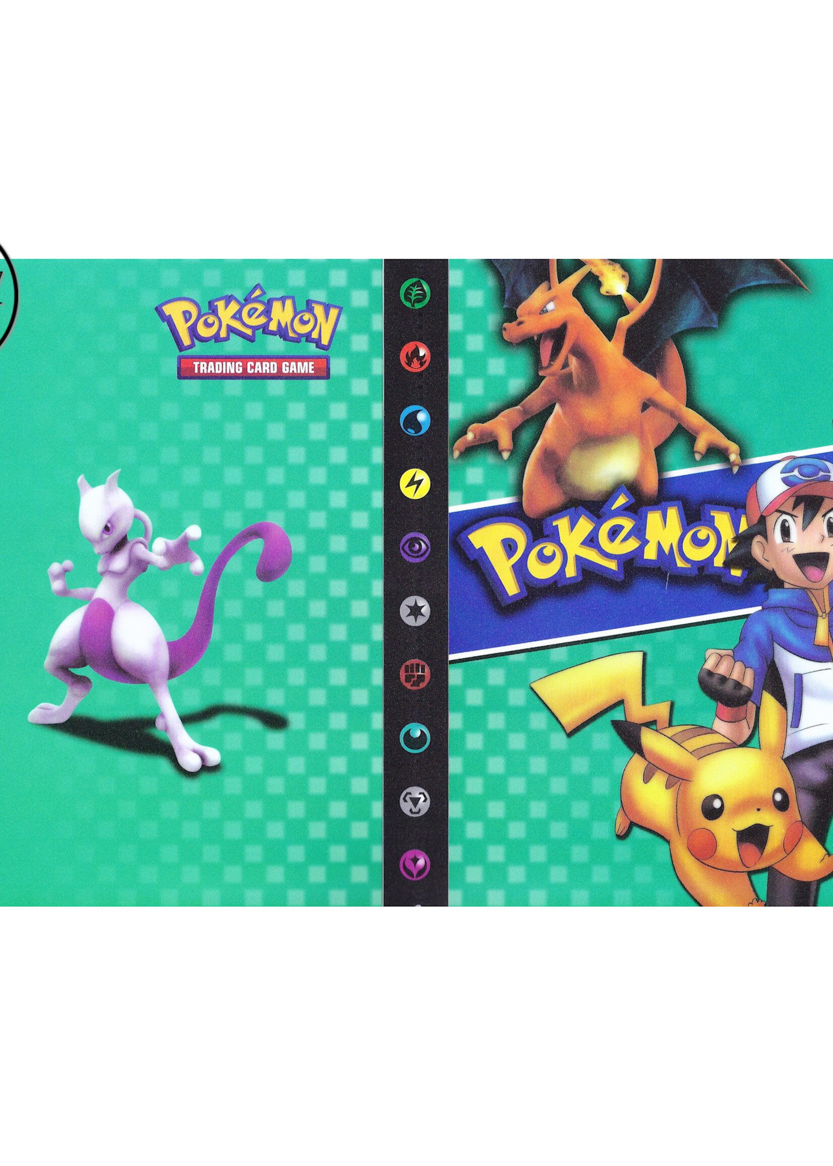 Pokemonmap voor 240 kaarten Mewtwo en Charizard