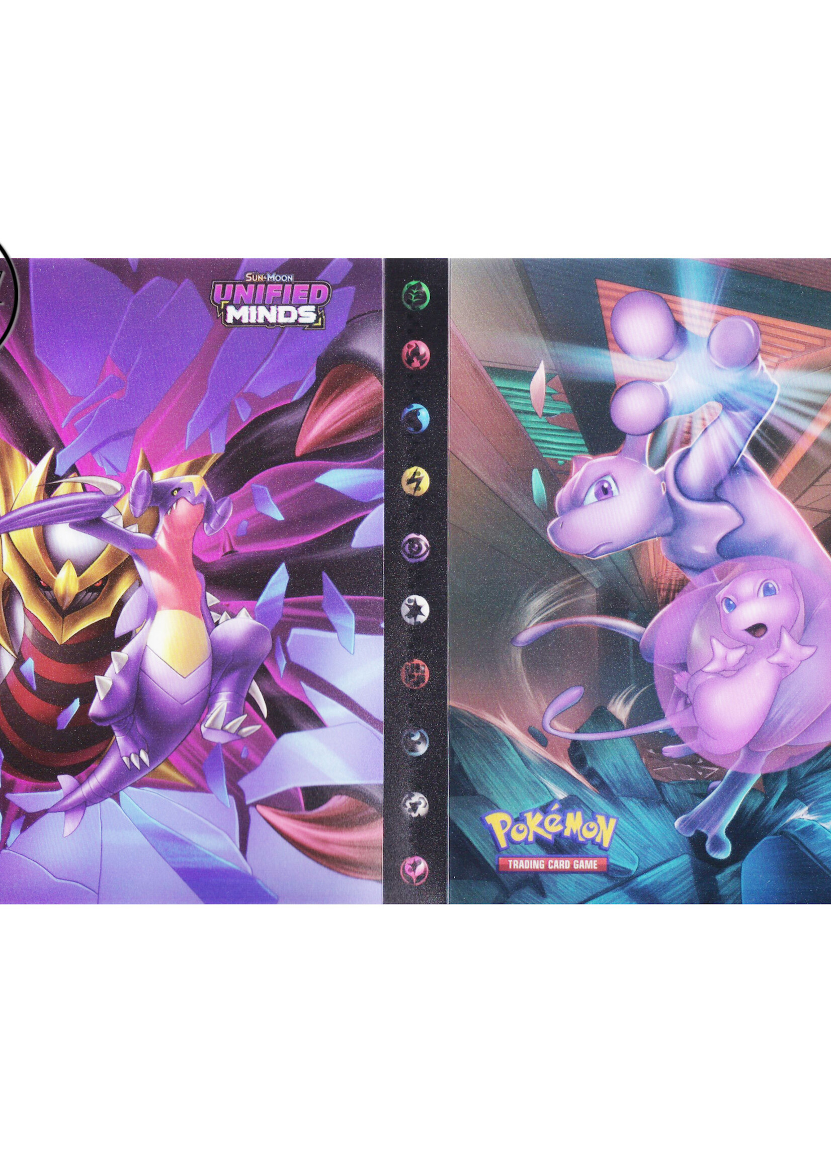 Pokemonmap voor 240 kaarten Mewtwo, Mew en Giratina