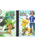Pokemonmap voor 240 kaarten Ash, Froakie, Fennekin en Chespin