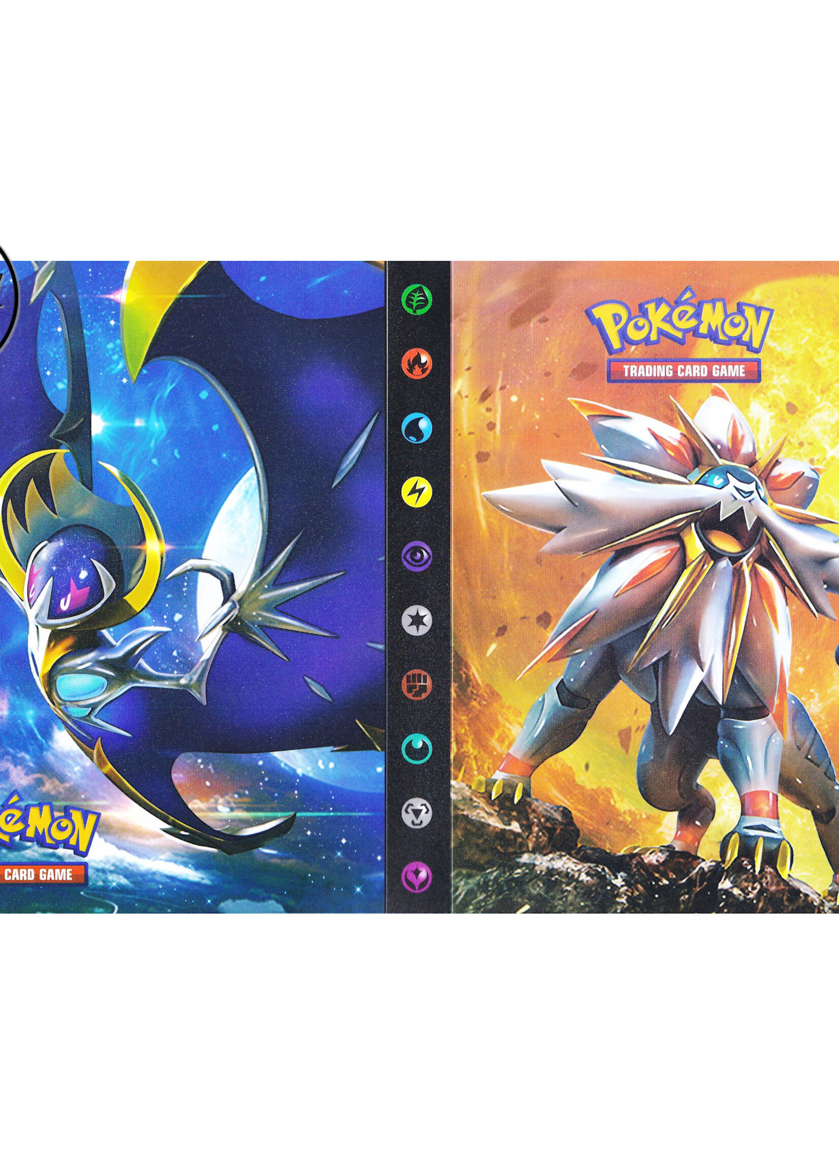 Pokemonmap voor 240 kaarten Solgaleo en Lunala