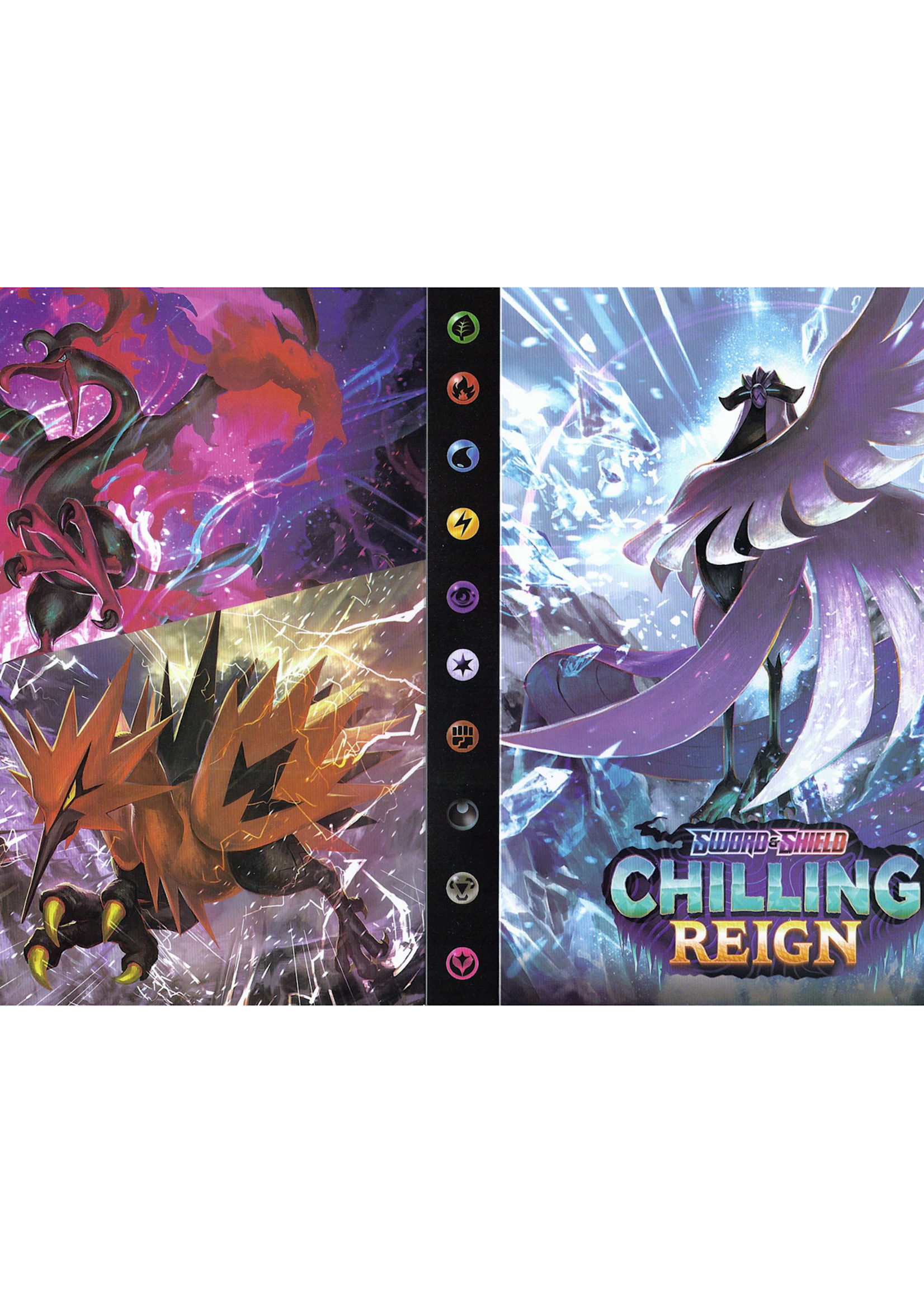 Pokemonmap voor 240 kaarten Articuno, Zapdos En Moltres