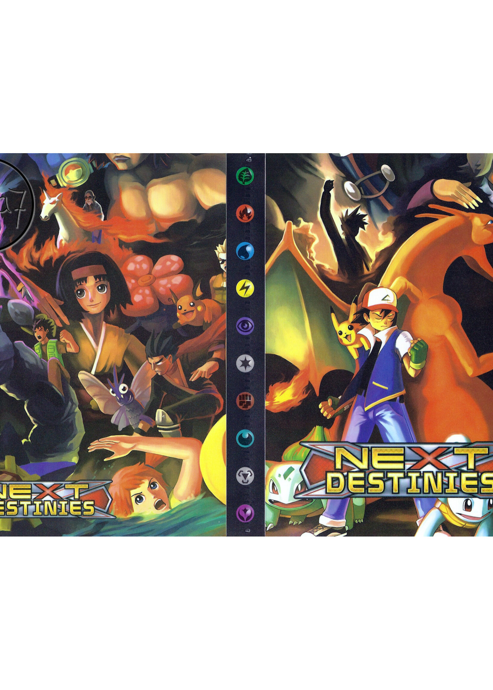 Pokemonmap voor 240 kaarten  Next Destinies Ash en Charizard