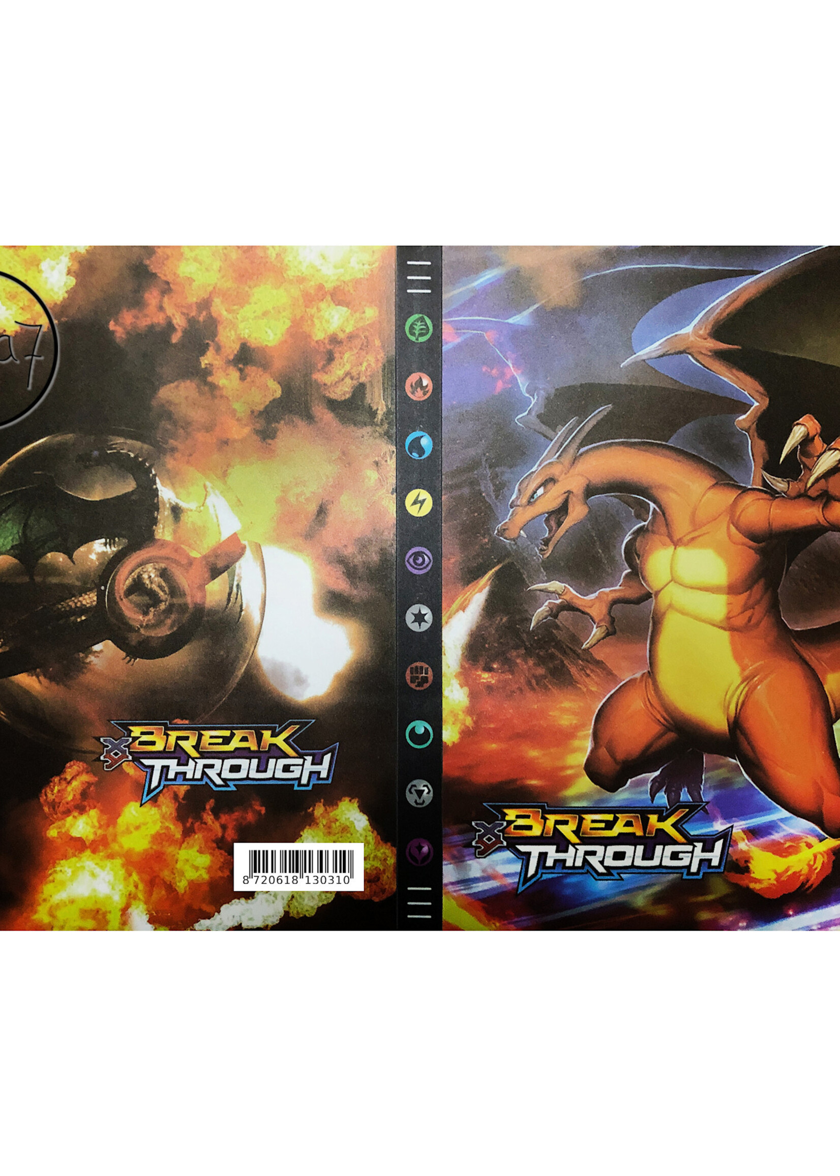 Pokemonmap voor 432 Kaarten Charizard en Charizard In Ball