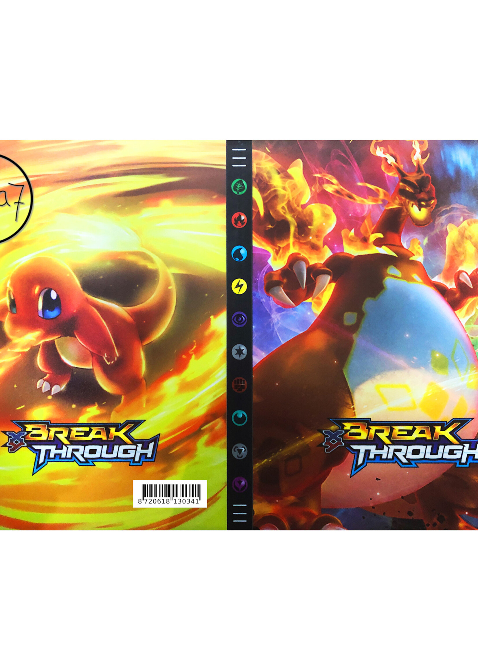 Pokemonmap voor 432 Kaarten Charizard en Charmander