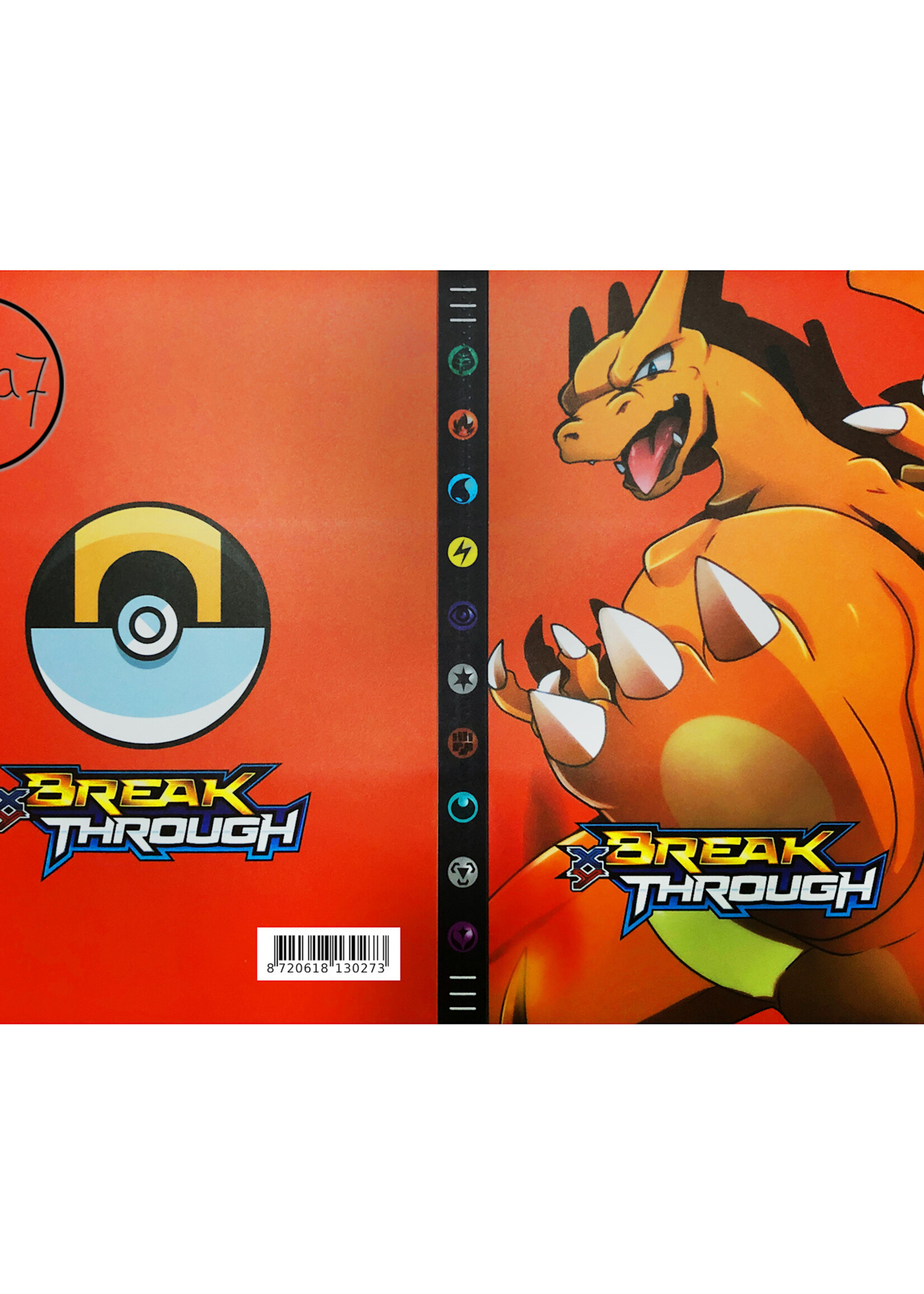 Pokemonmap voor 432 Kaarten Charizard en Ultra Ball