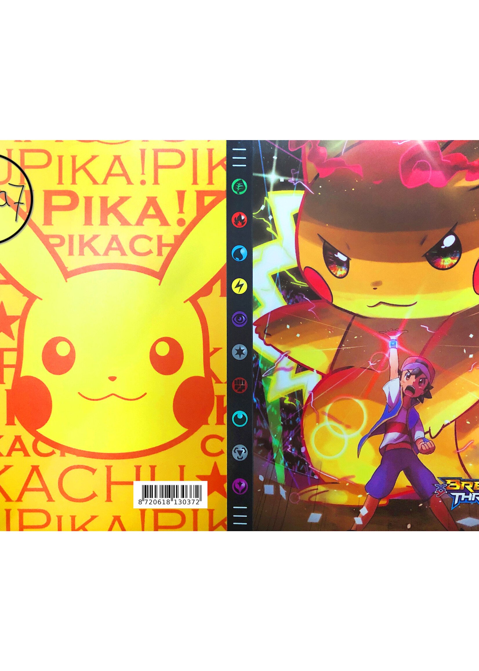 Pokemonmap voor 432 Kaarten Gigantamax Pikachu