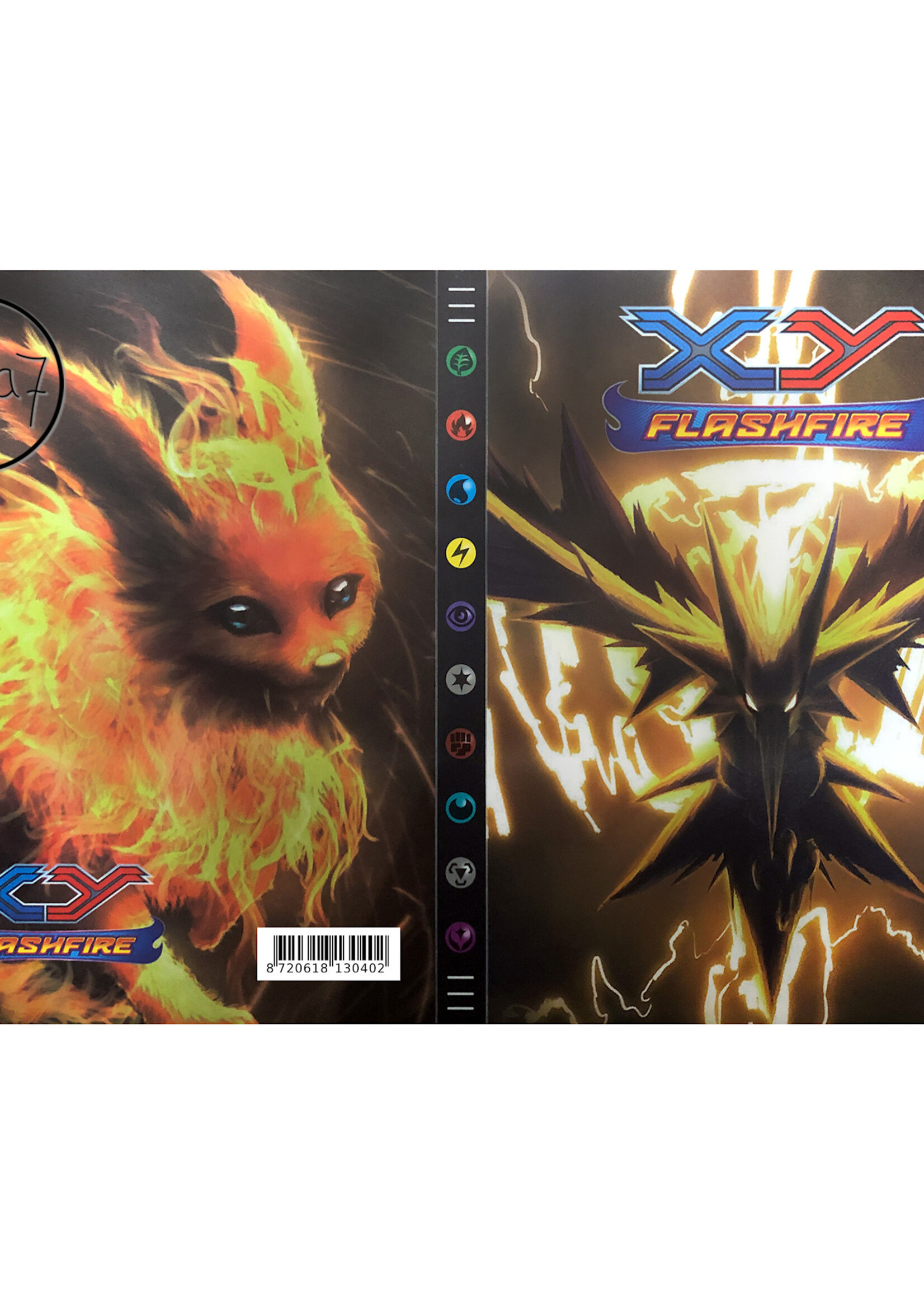 Pokemonmap voor 432 Kaarten Realistisch Zapdos en Flareon