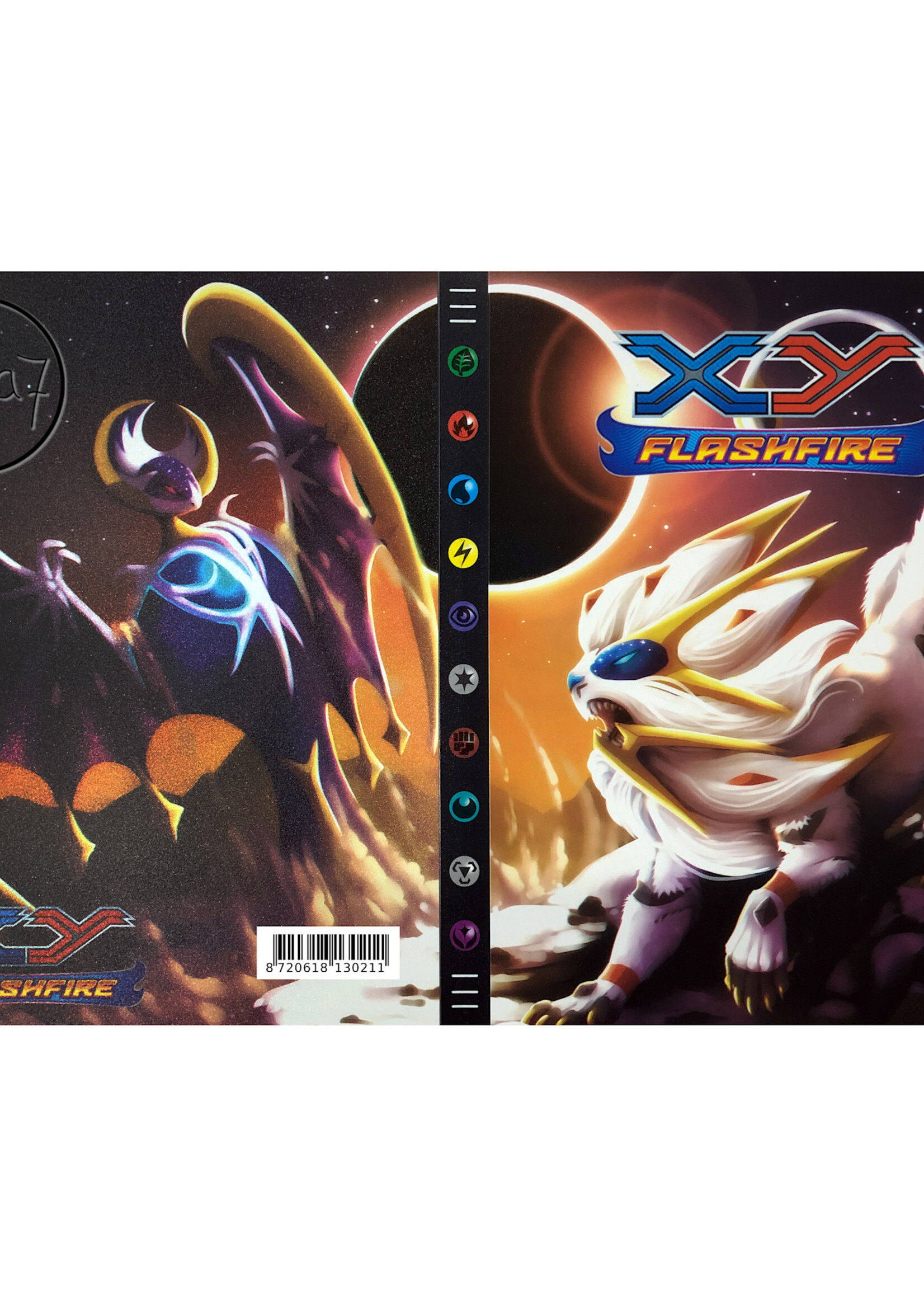 Pokemonmap voor 432 Kaarten Solgaleo en Lunala