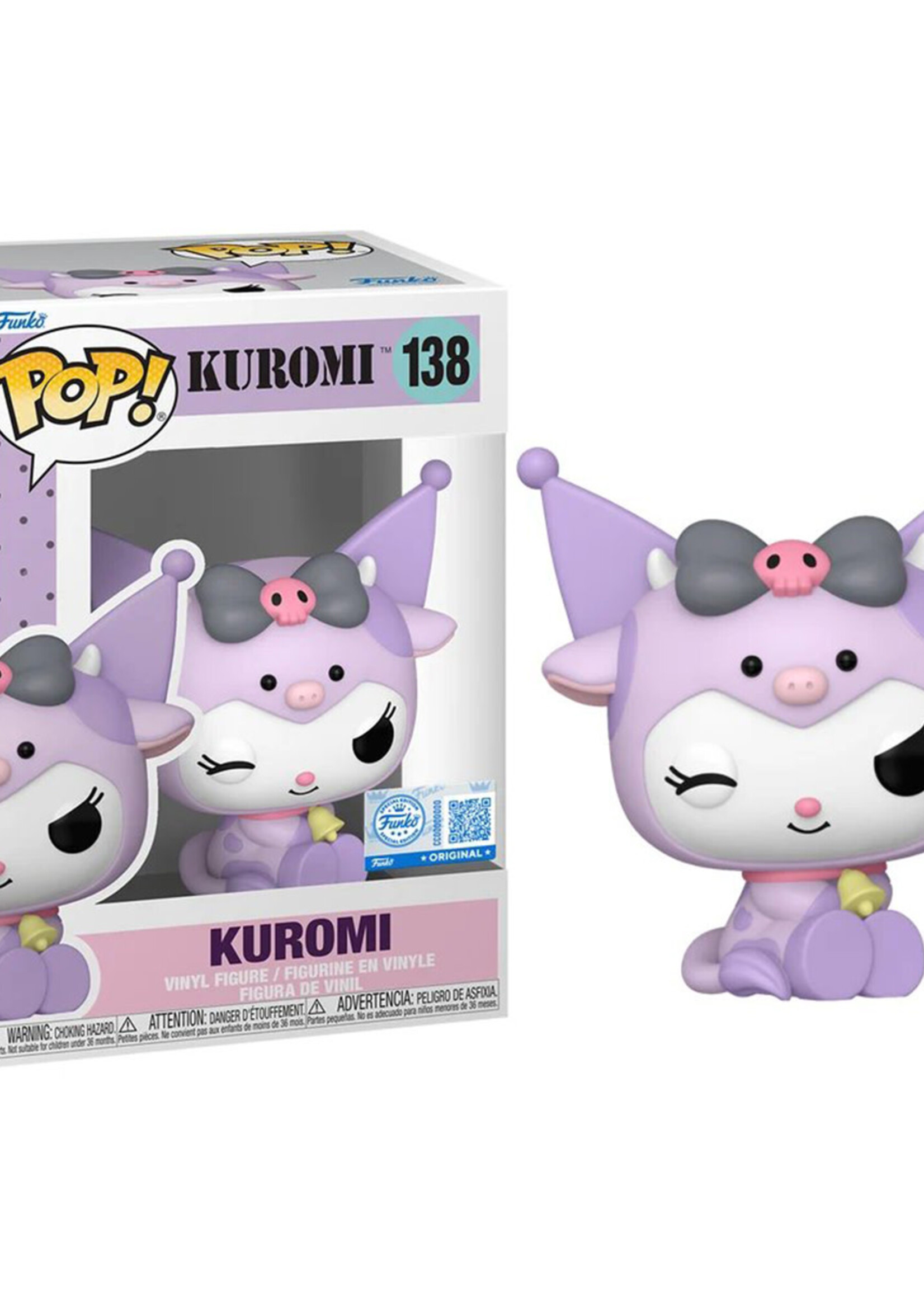 Hello Kitty Funko Pop N° 138 Kuromi In Cow Cosplay