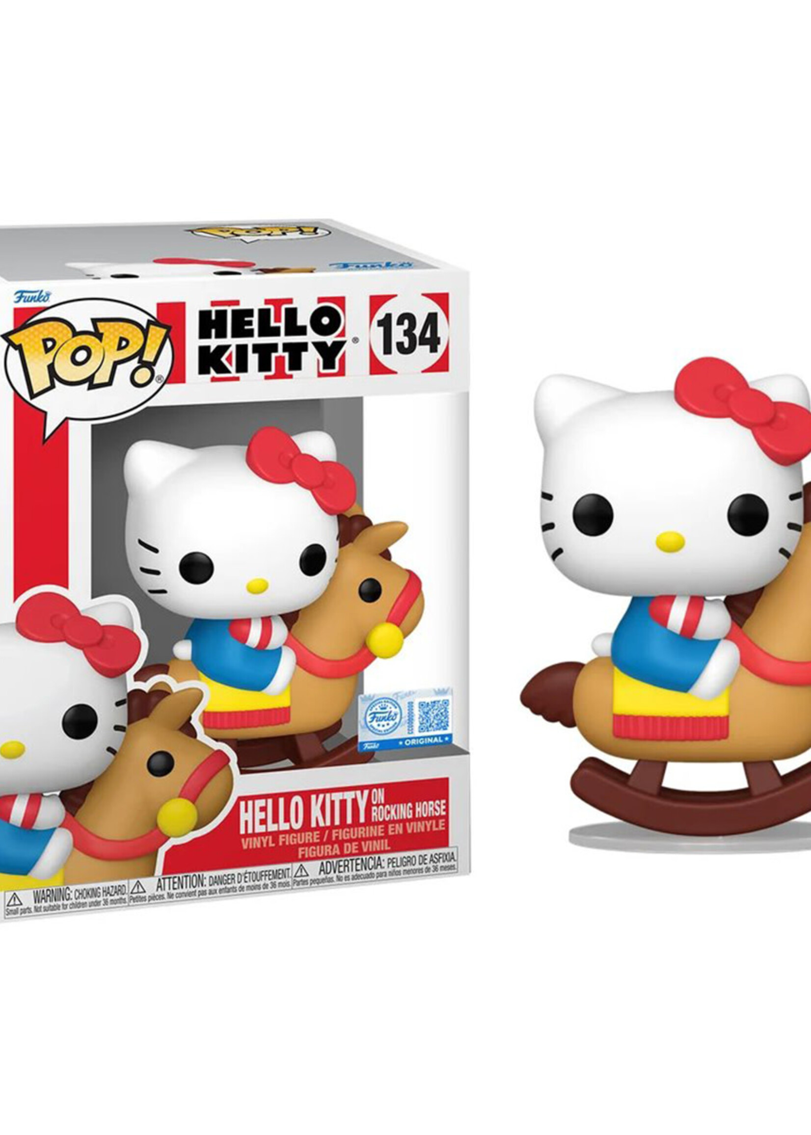 Hello Kitty Funko Pop N°134 Hello Kitty On Rocking Horse