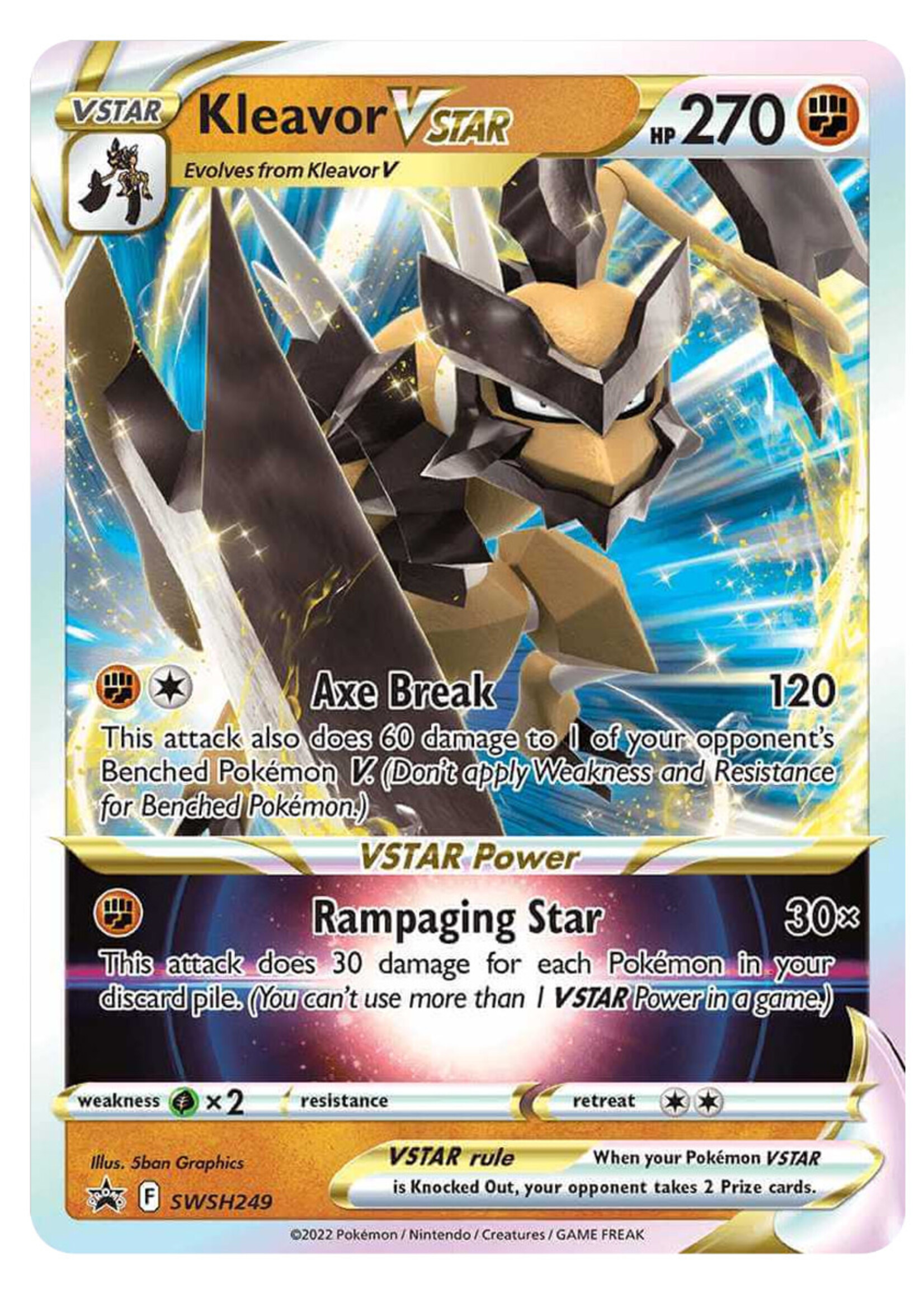 Kleavor Vstar 249 (SWSH): near mint