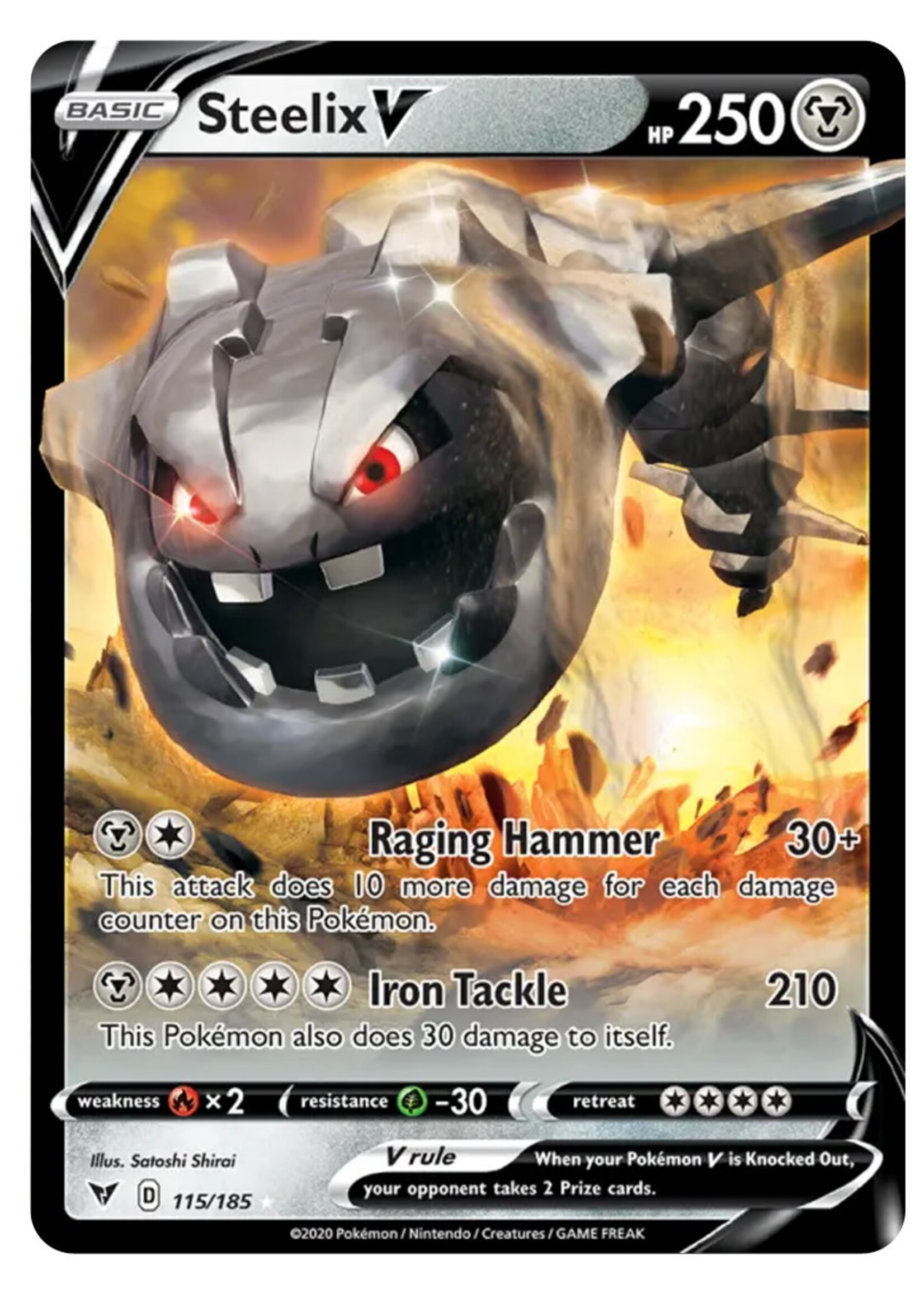 Steelix V 115 (VIV): excellent