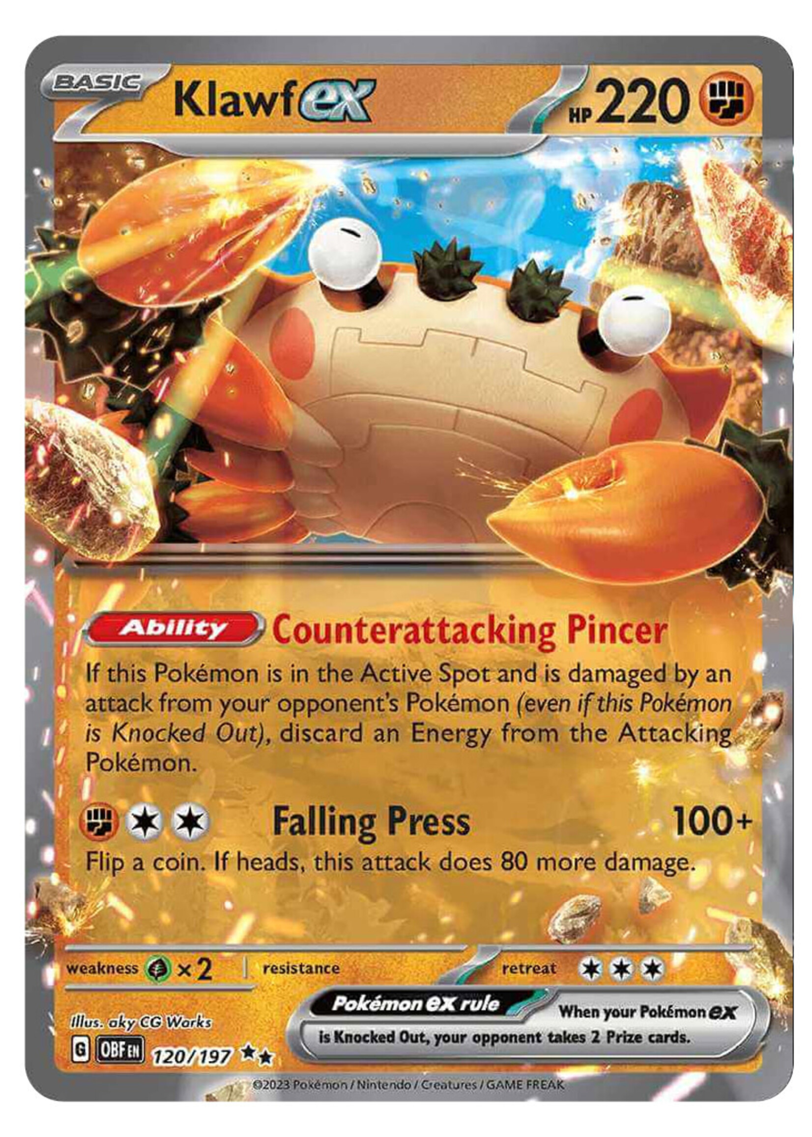 Klawf Ex 120 (OBF): excellent