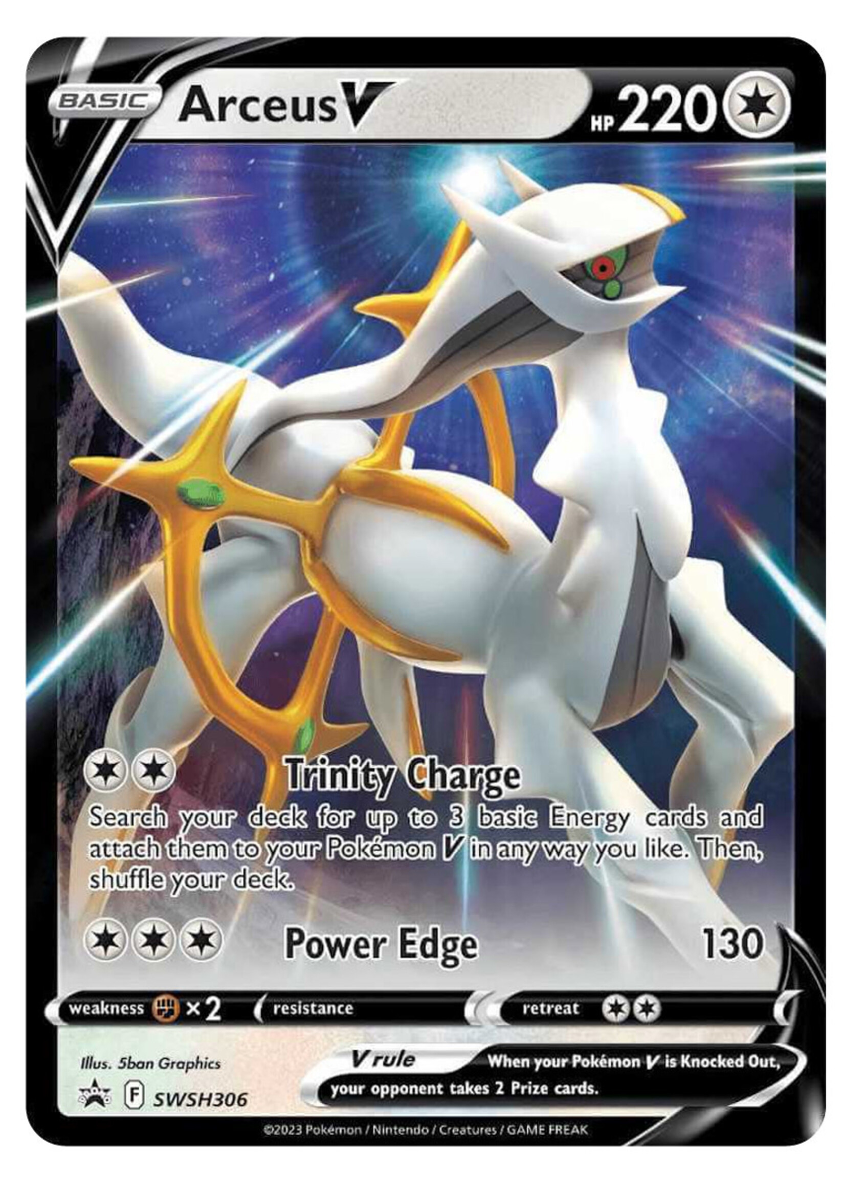 Arceus V 306 (SWSH): excellent