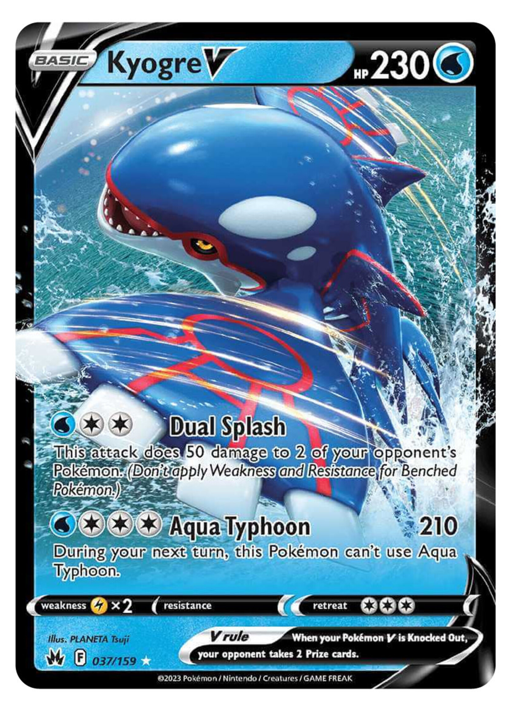 Kyogre V 37 (CRZ): excellent